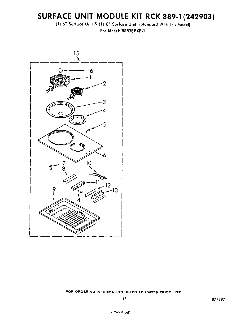 11 - SURFACE UNIT RCK889-1 , LITERATURE
