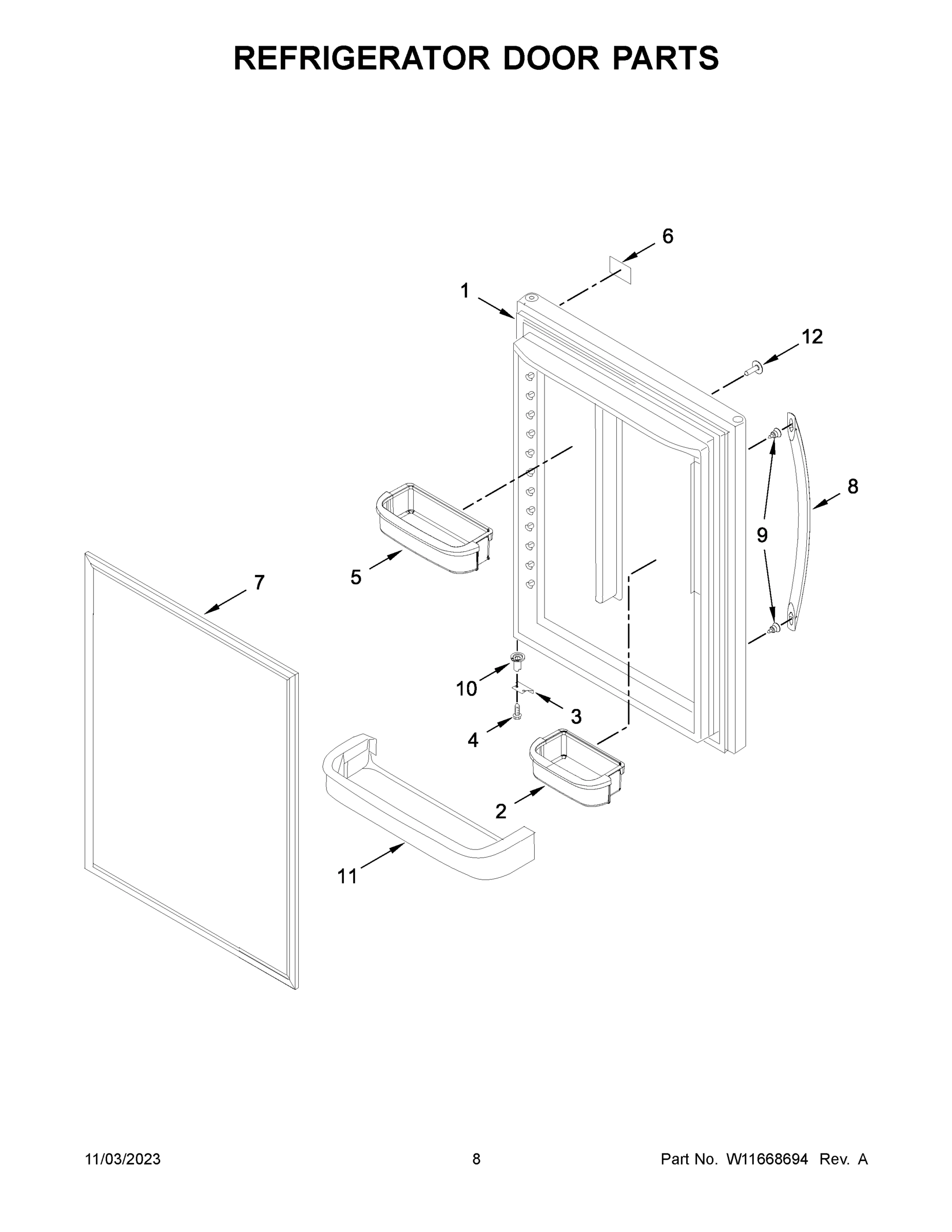 05 - REFRIGERATOR DOOR PARTS