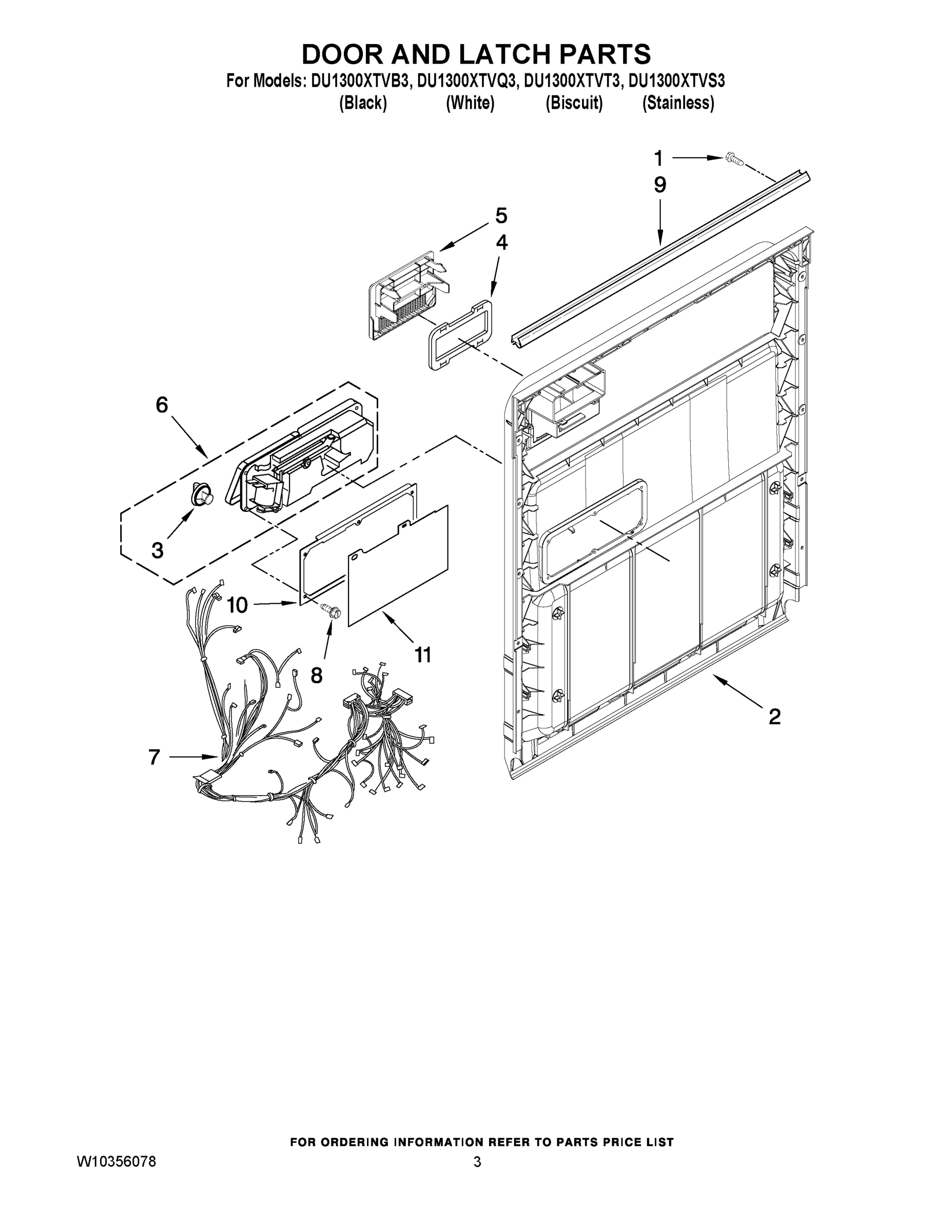 03 - DOOR AND LATCH PARTS
