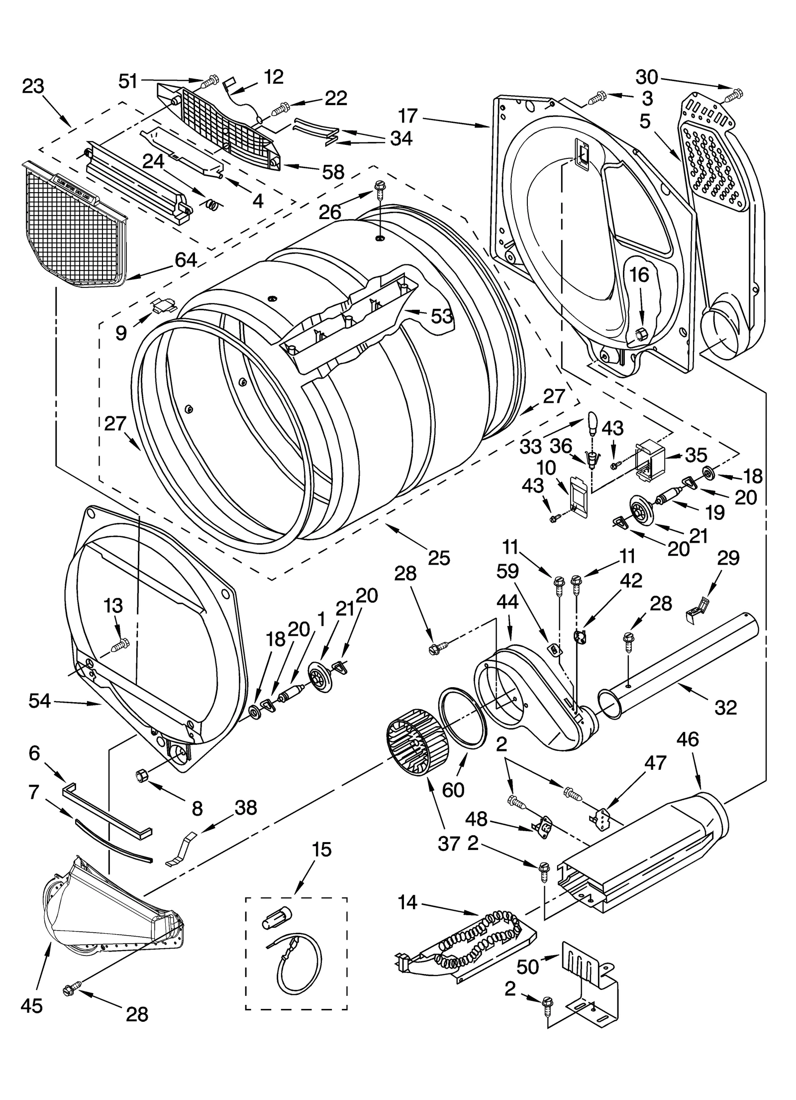 BULKHEAD PARTS, OPTIONAL PARTS (NOT INCLUDED)
