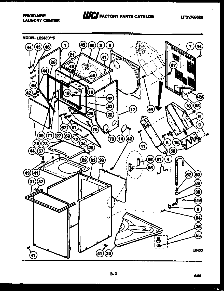 02 - CABINET PARTS AND HEATER