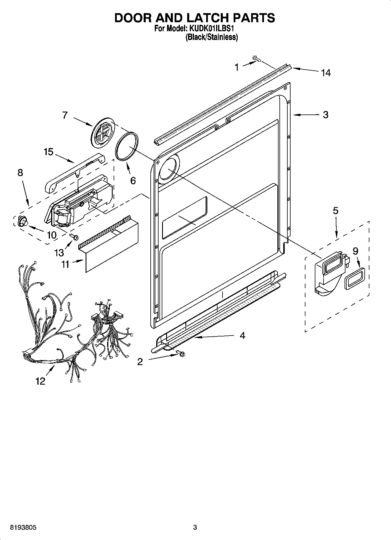 03 - DOOR AND LATCH PARTS