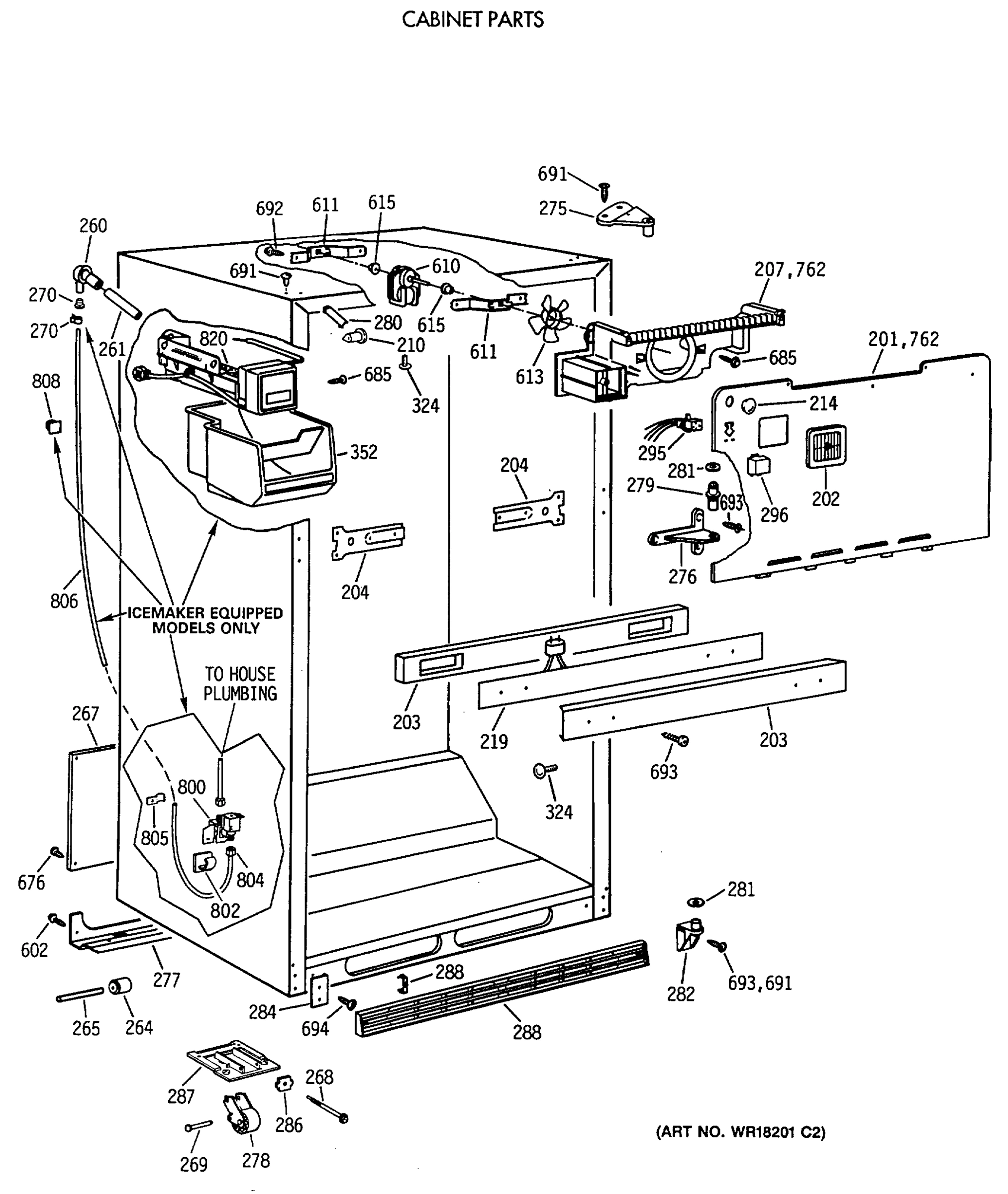 CABINET PARTS