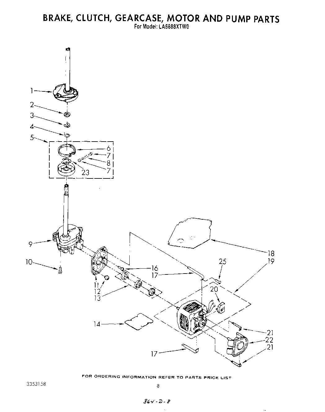 06 - BRAKE, CLUTCH, GEARCASE, MOTOR AND PUMP