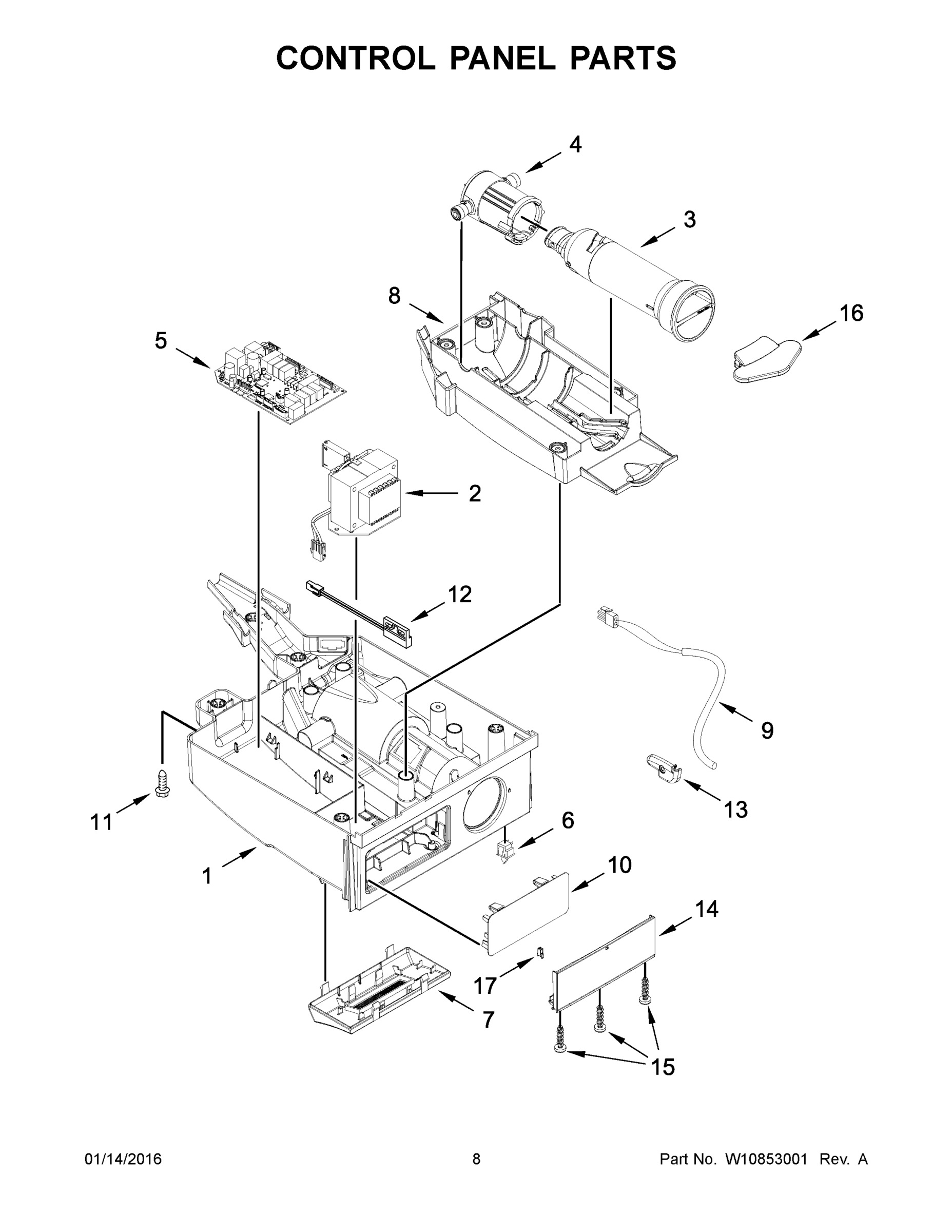 05 - CONTROL PANEL PARTS