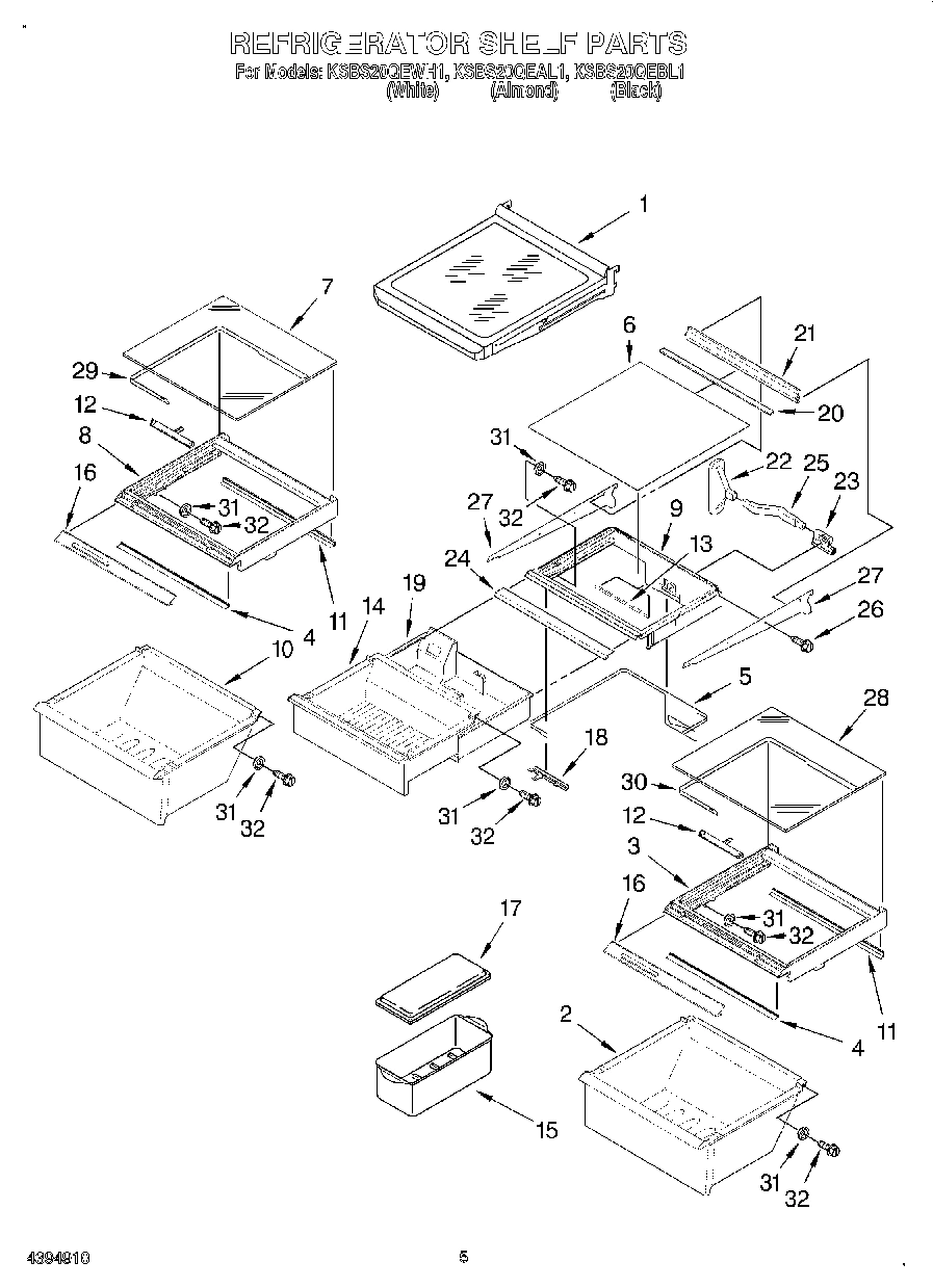 03 - REFRIGERATOR SHELF