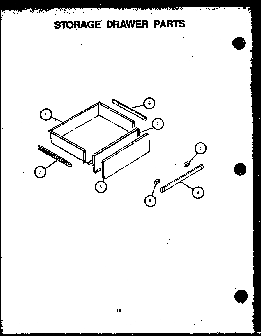 07 - STORAGE DRAWER PARTS