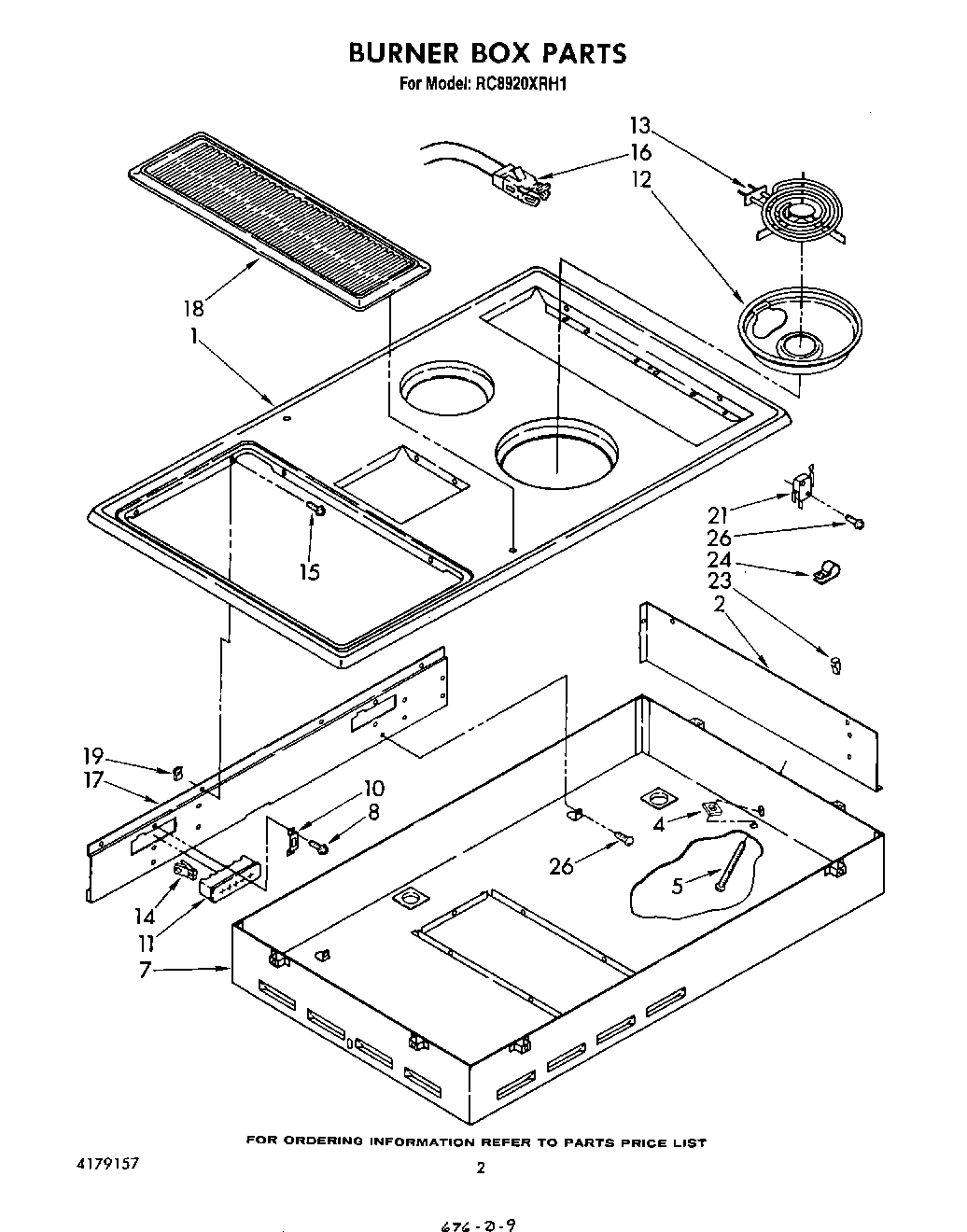 02 - BURNER BOX , LITERATURE AND OPTIONAL