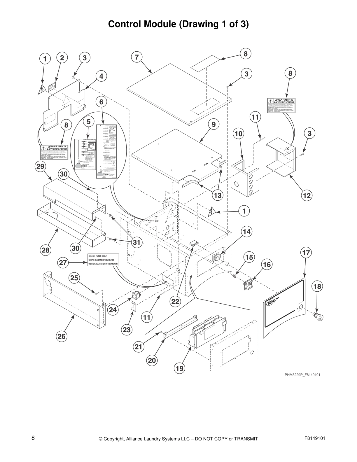 Control Module (Drawing 1 of 3)