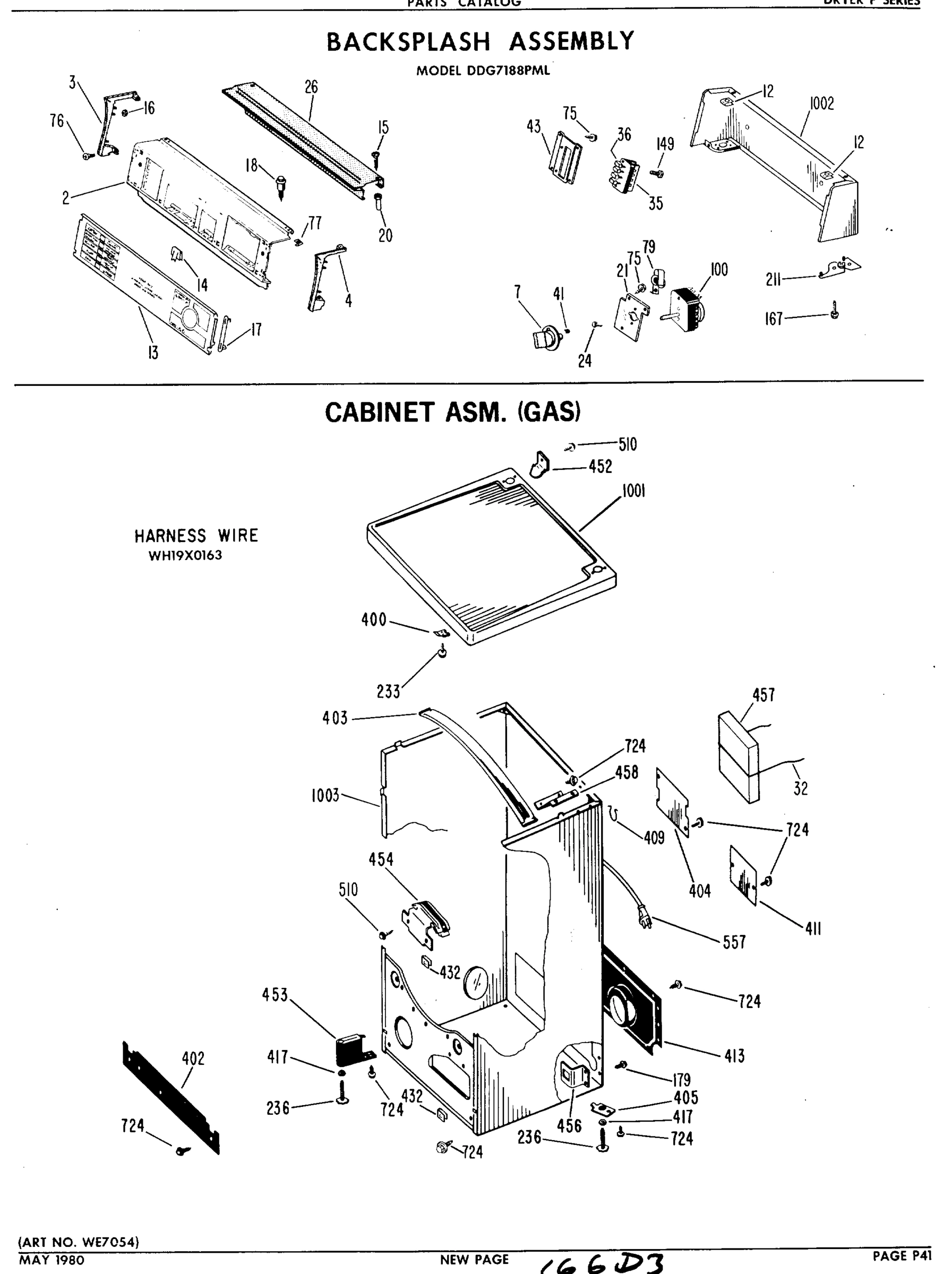 BACKSPLASH ASSEMBLY