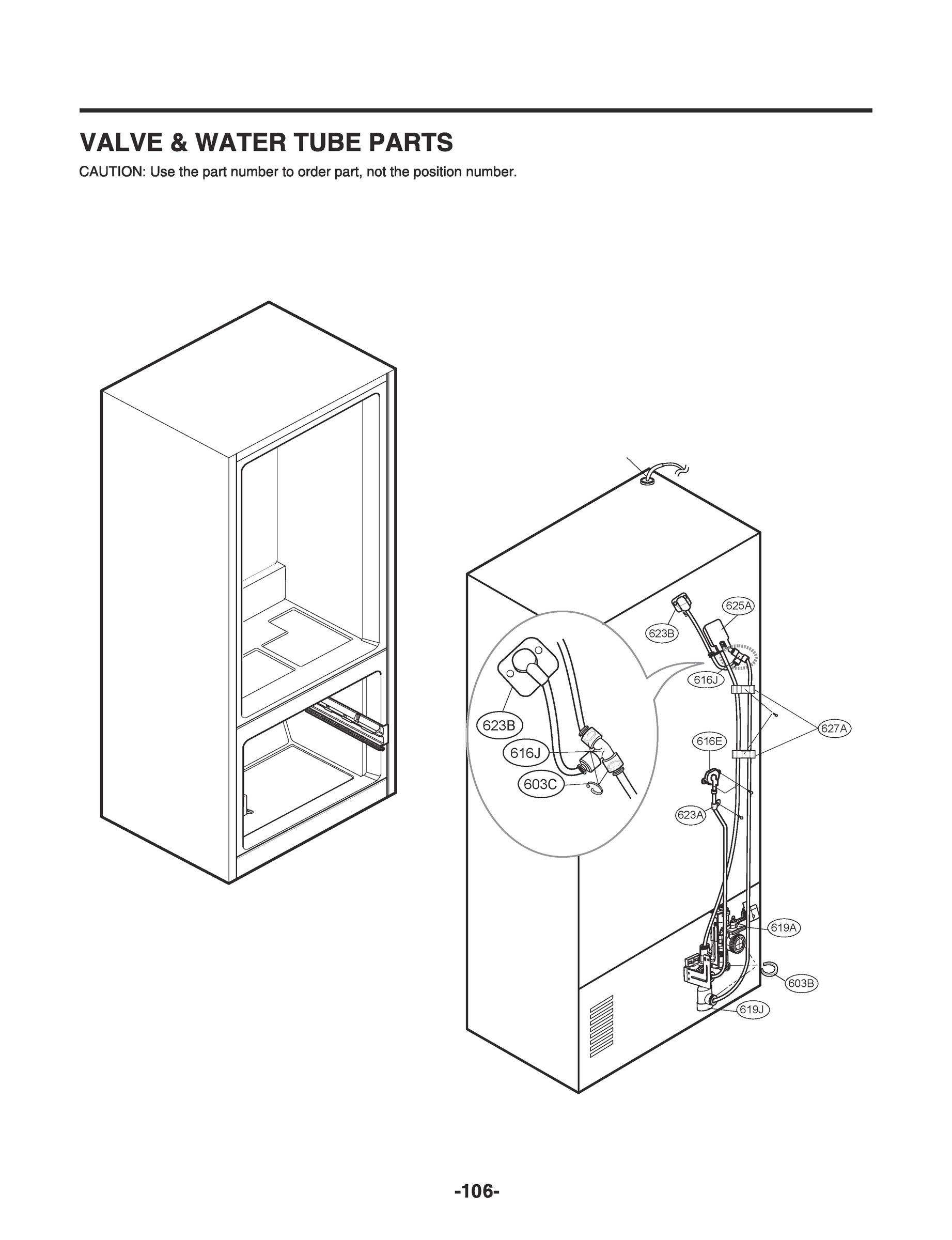VALVE & WATER TUBE PARTS