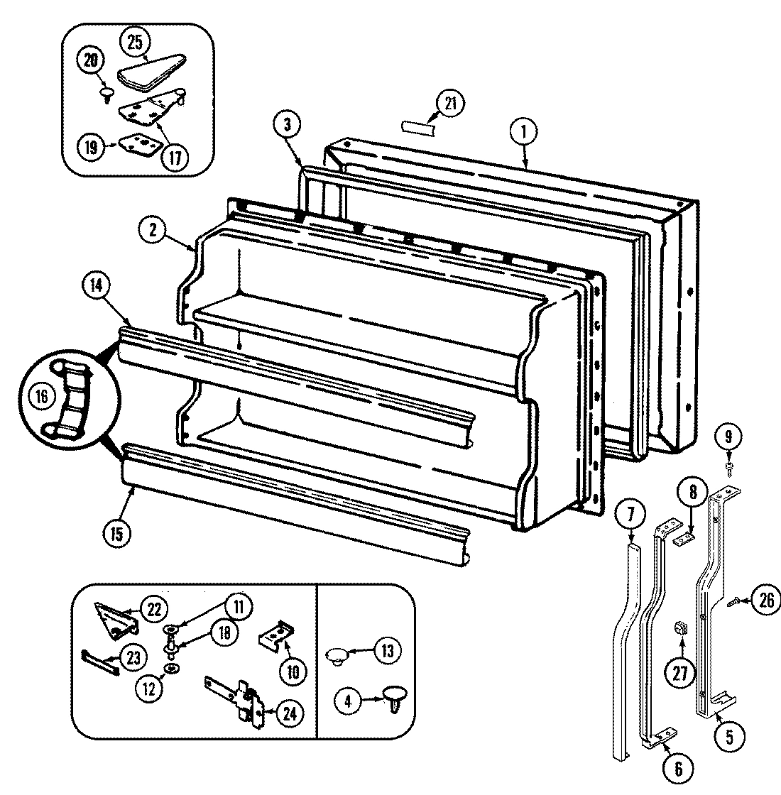 02 - FREEZER DOOR