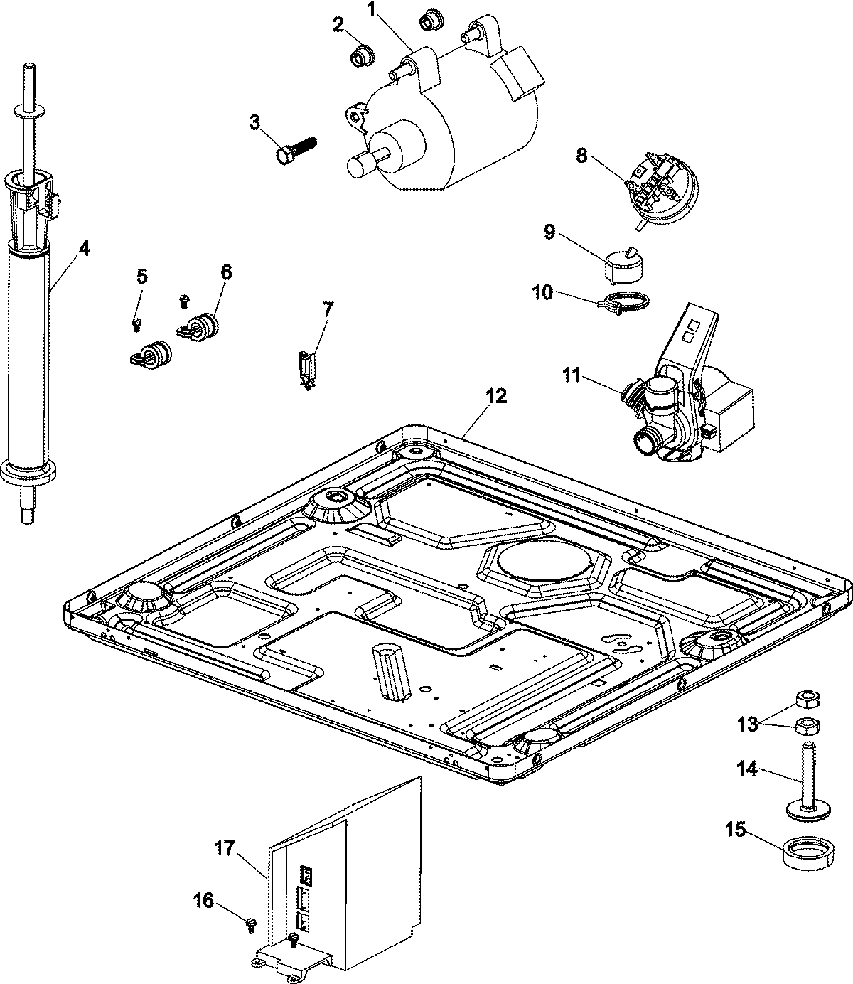 01 - BASE AND MOTOR