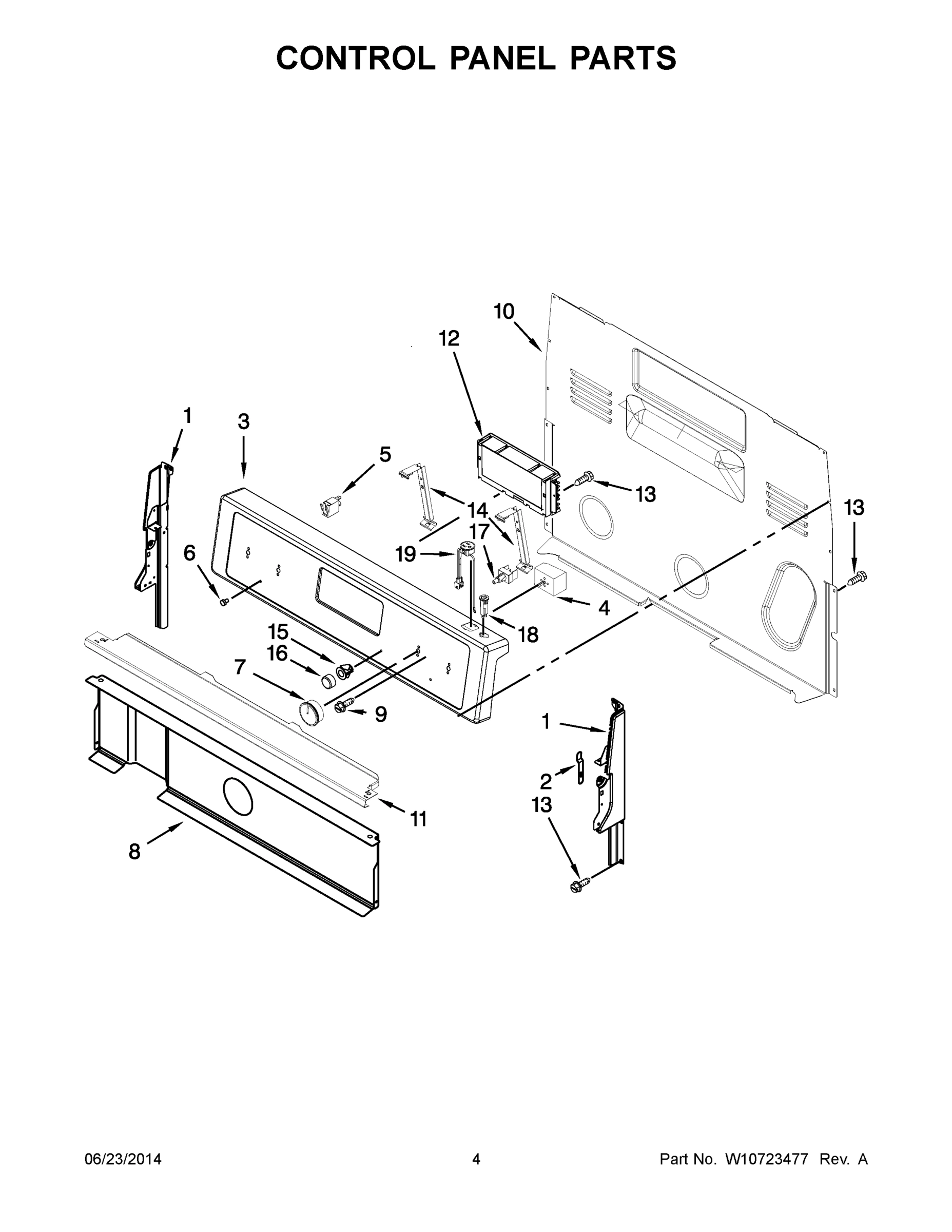 03 - CONTROL PANEL PARTS