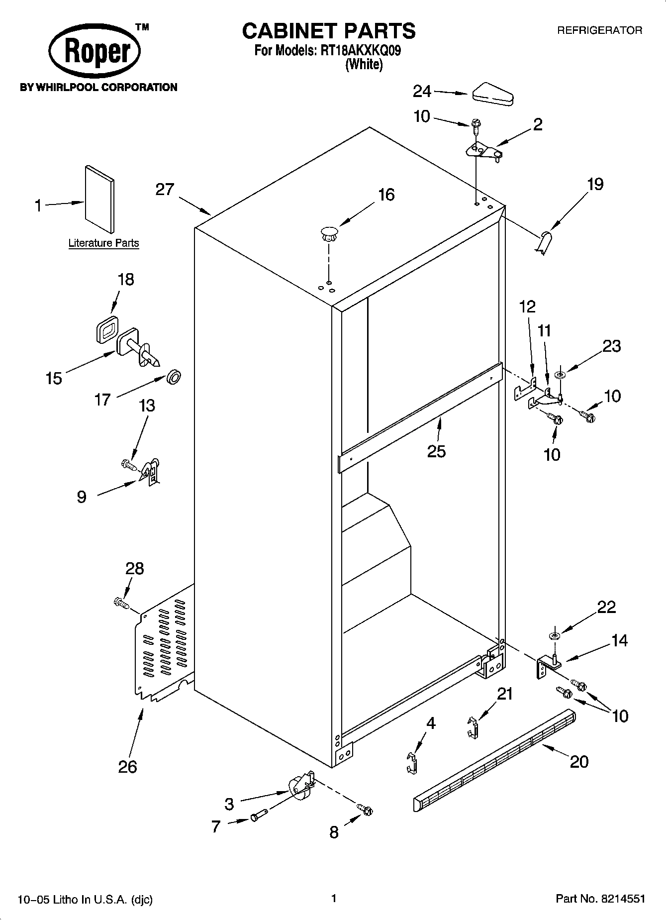 01 - CABINET PARTS
