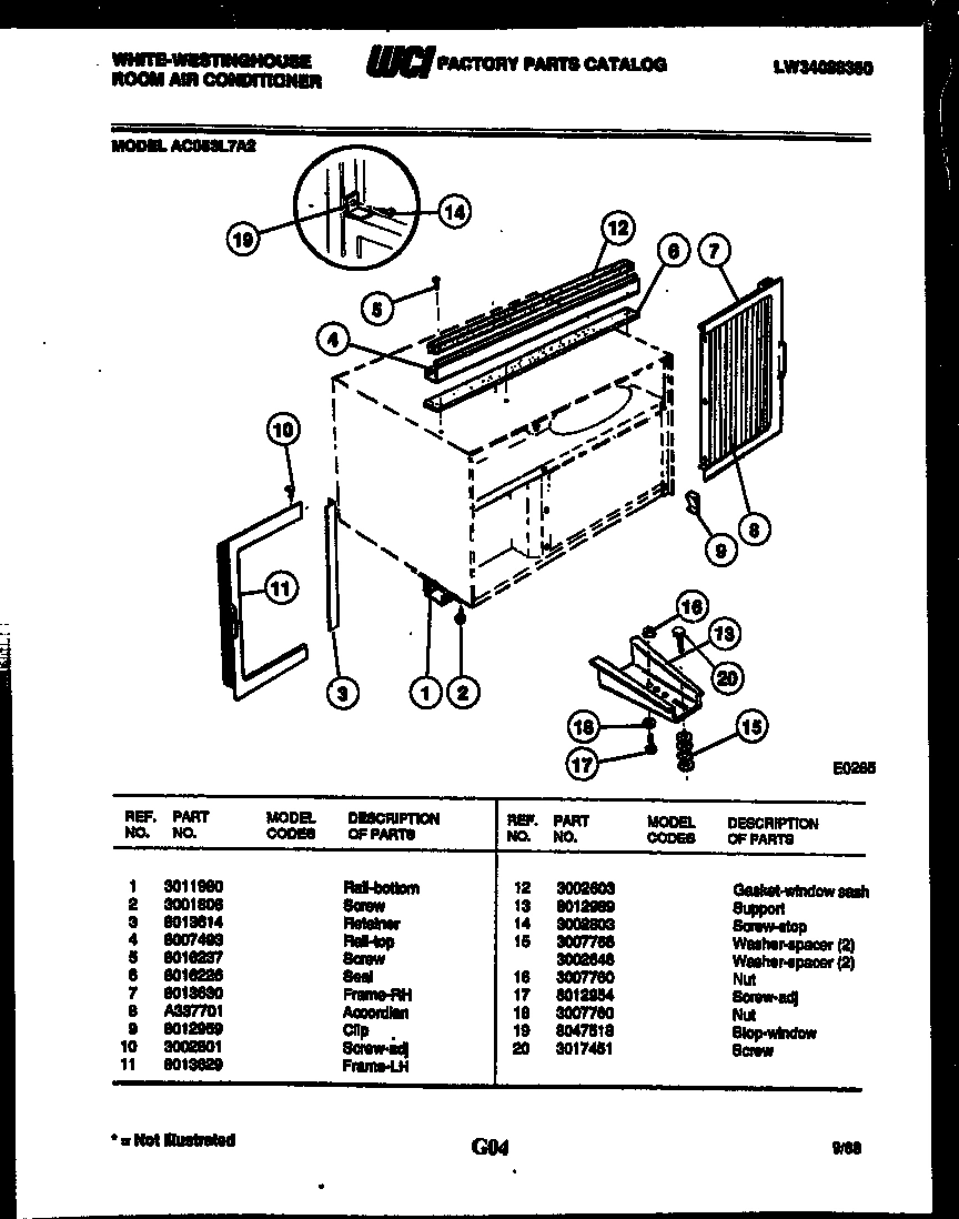 05 - CABINET AND INSTALLATION PARTS