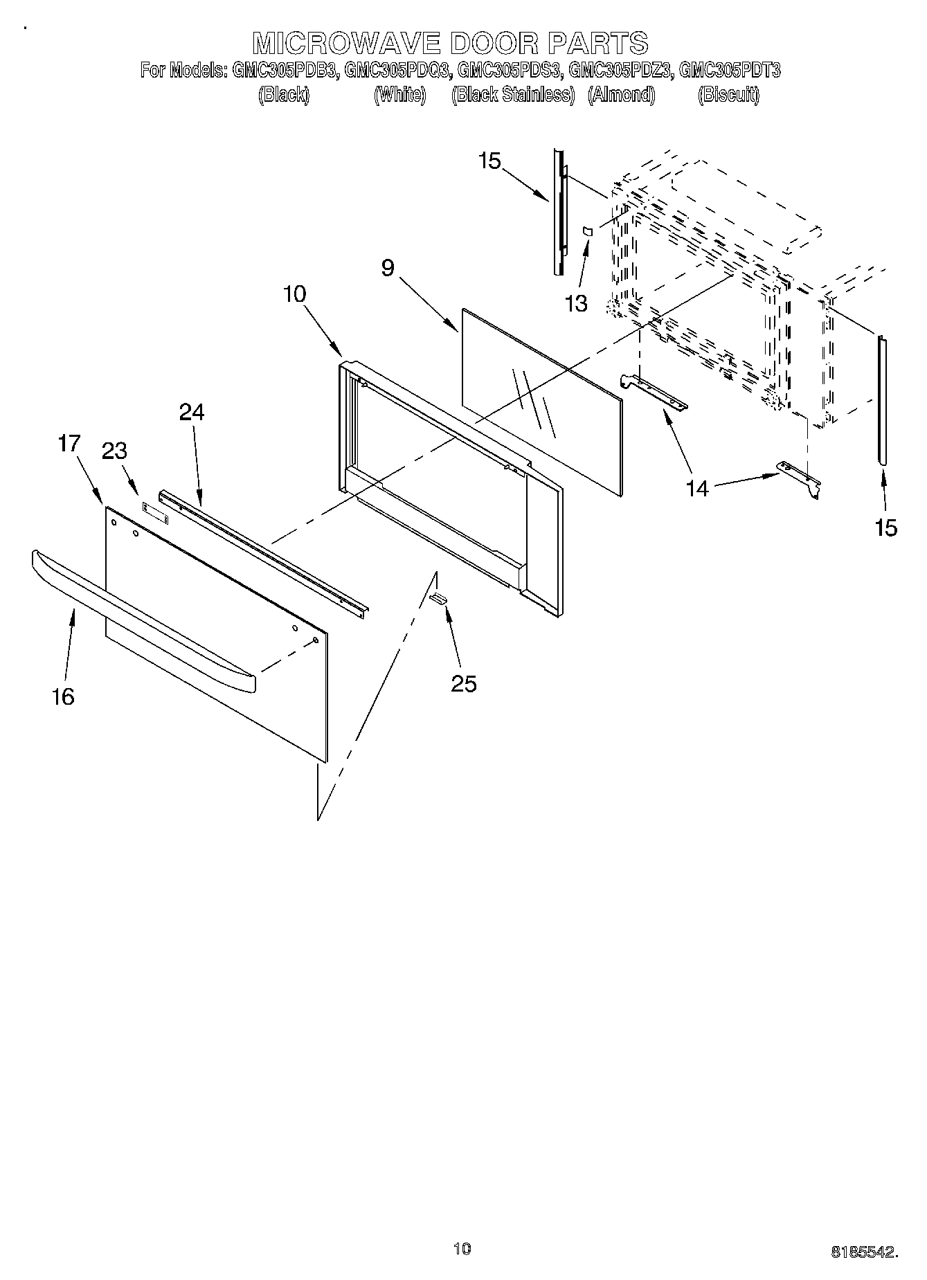 08 - MICROWAVE DOOR