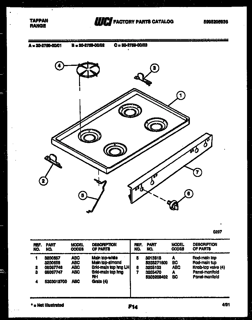 03 - COOKTOP PARTS