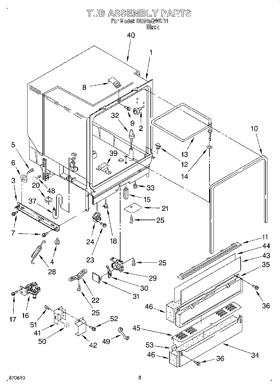 03 - TUB ASSEMBLY