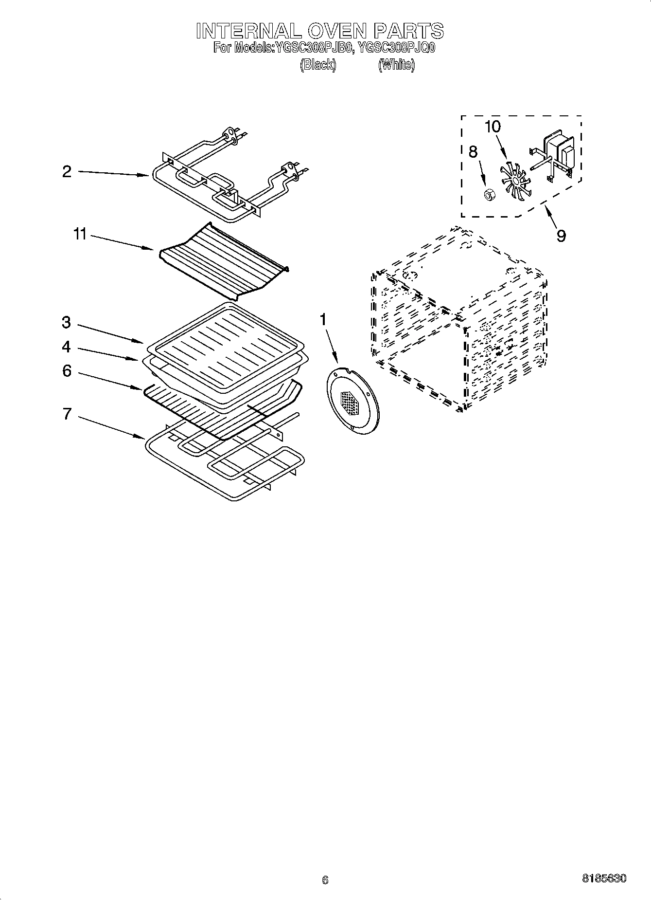 05 - INTERNAL OVEN PARTS