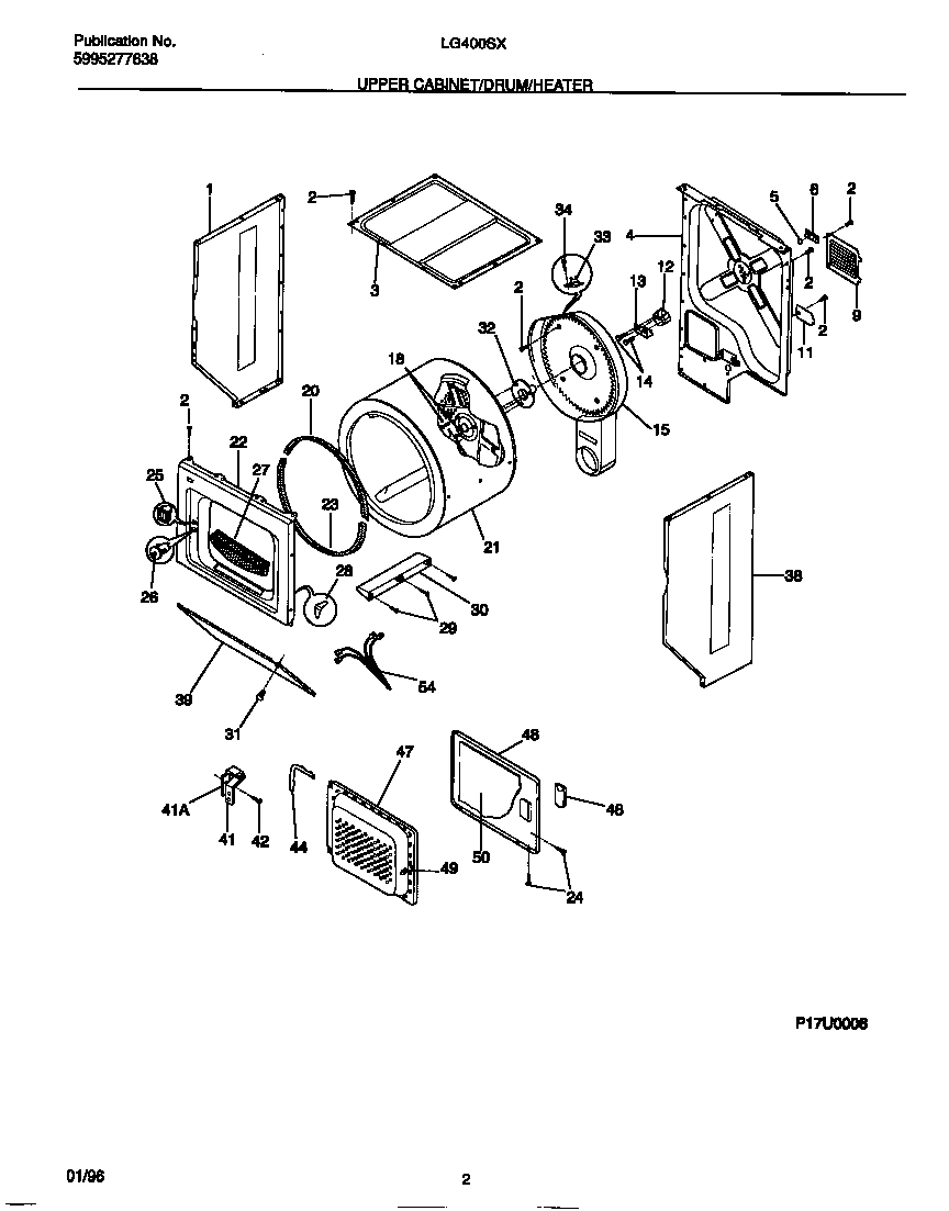 02 - UPPER CABINET/DRUM/HEATER