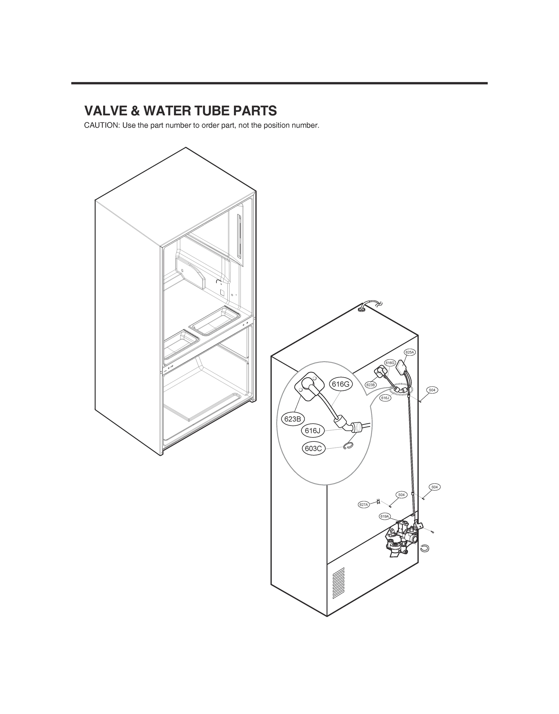 VALVE & WATER TUBE PARTS