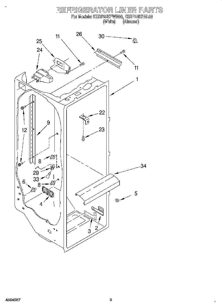 02 - REFRIGERATOR LINER