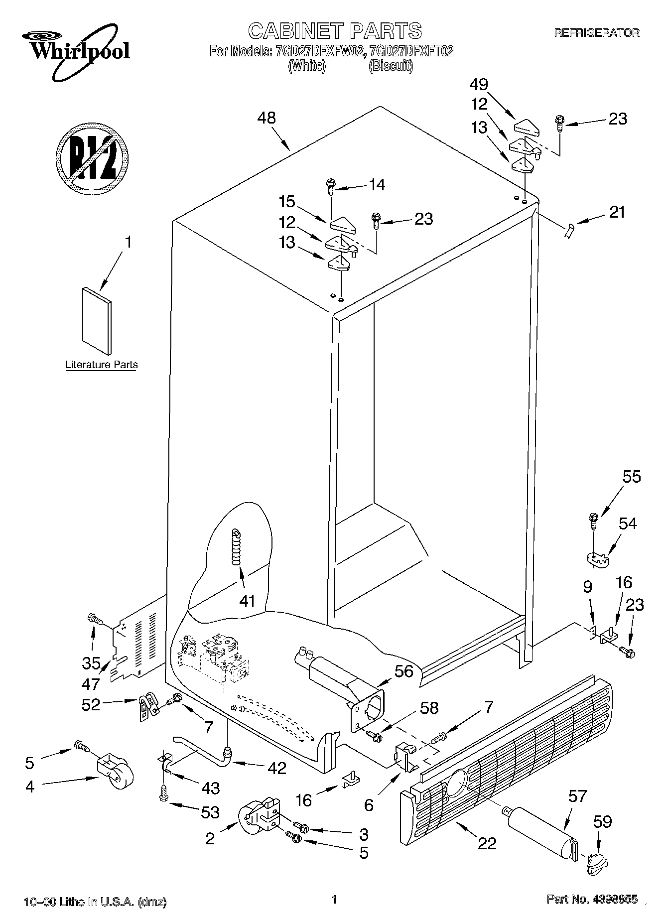 01 - CABINET, LITERATURE