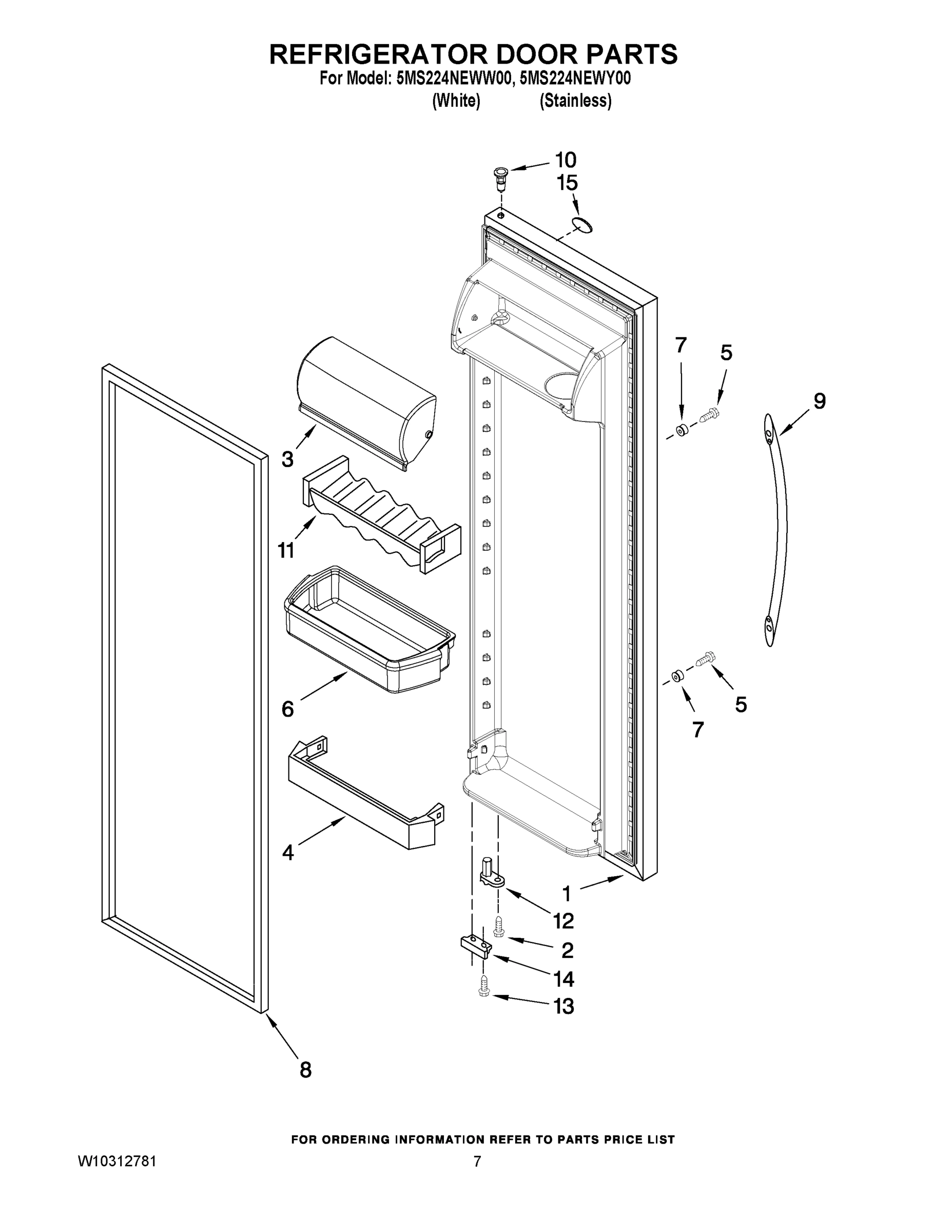 06 - REFRIGERATOR DOOR PARTS