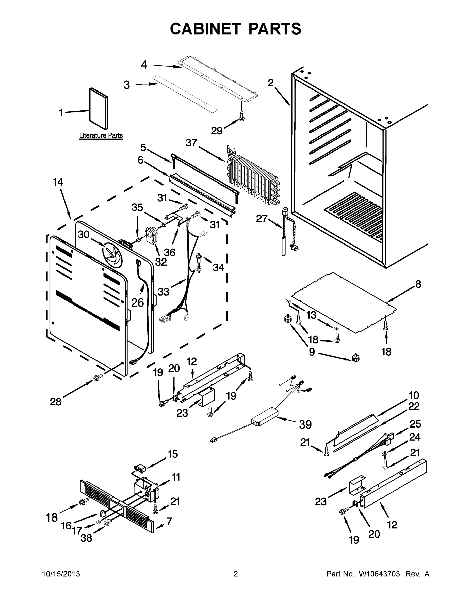 02 - CABINET PARTS