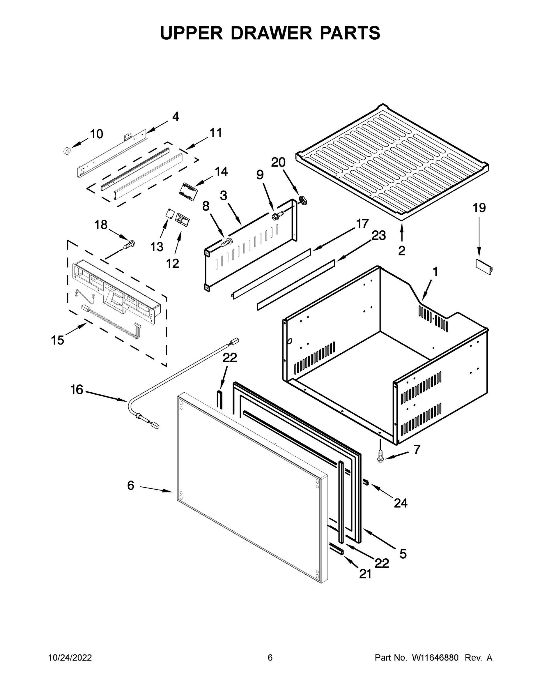 04 - UPPER DRAWER PARTS