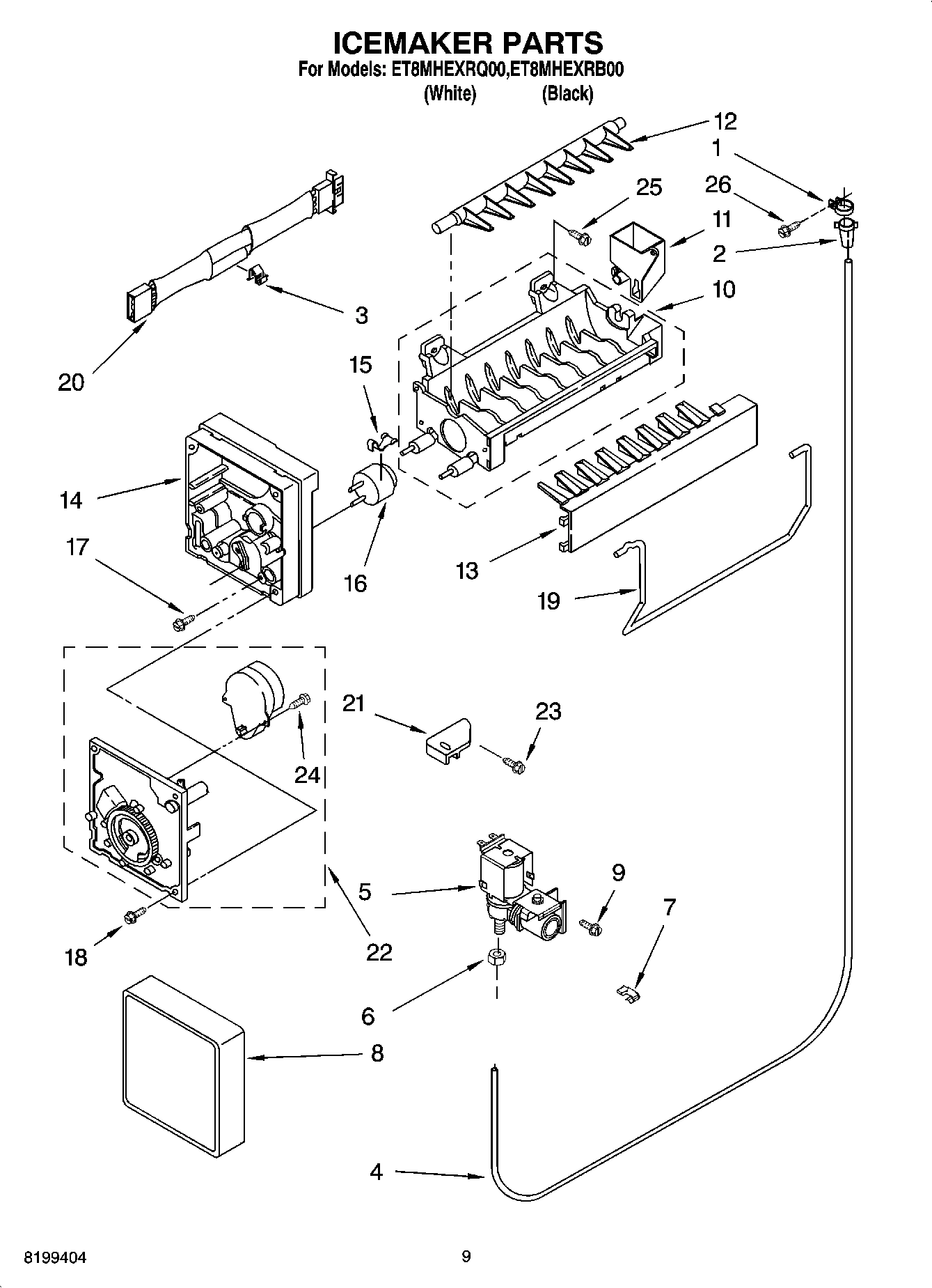 05 - ICEMAKER PARTS