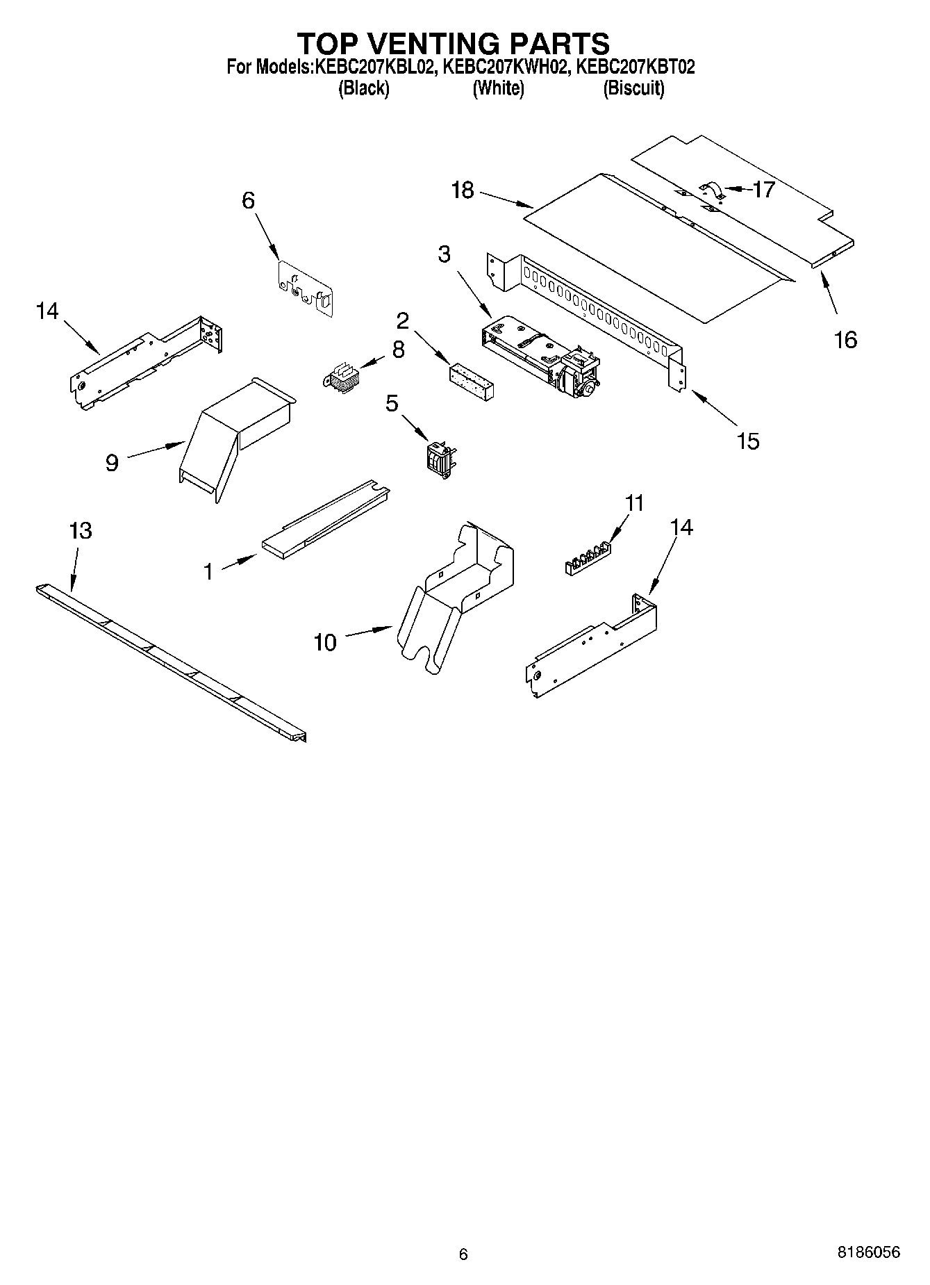 05 - TOP VENTING PARTS, OPTIONAL PARTS