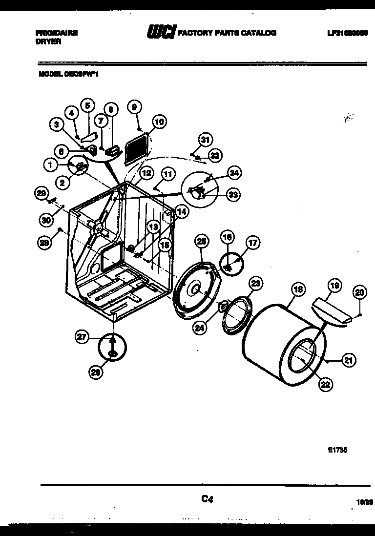 02 - CABINET AND COMPONENT PARTS