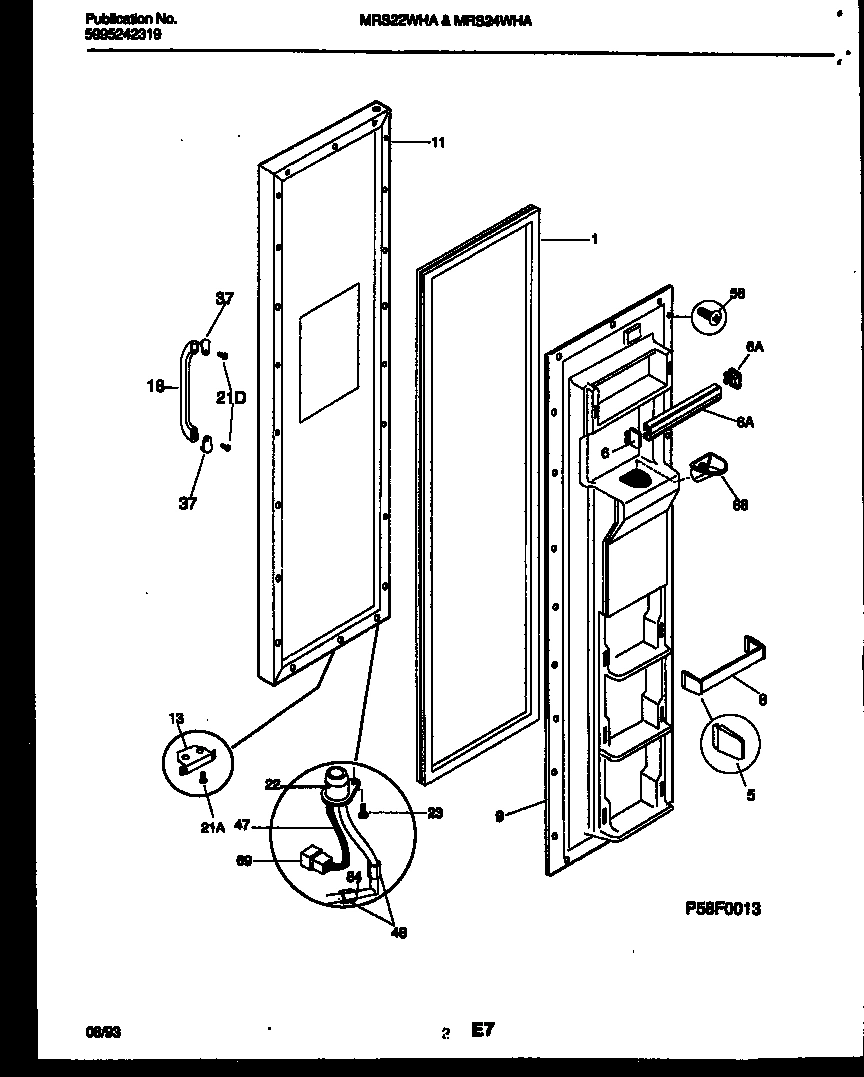 02 - FREEZER DOOR PARTS