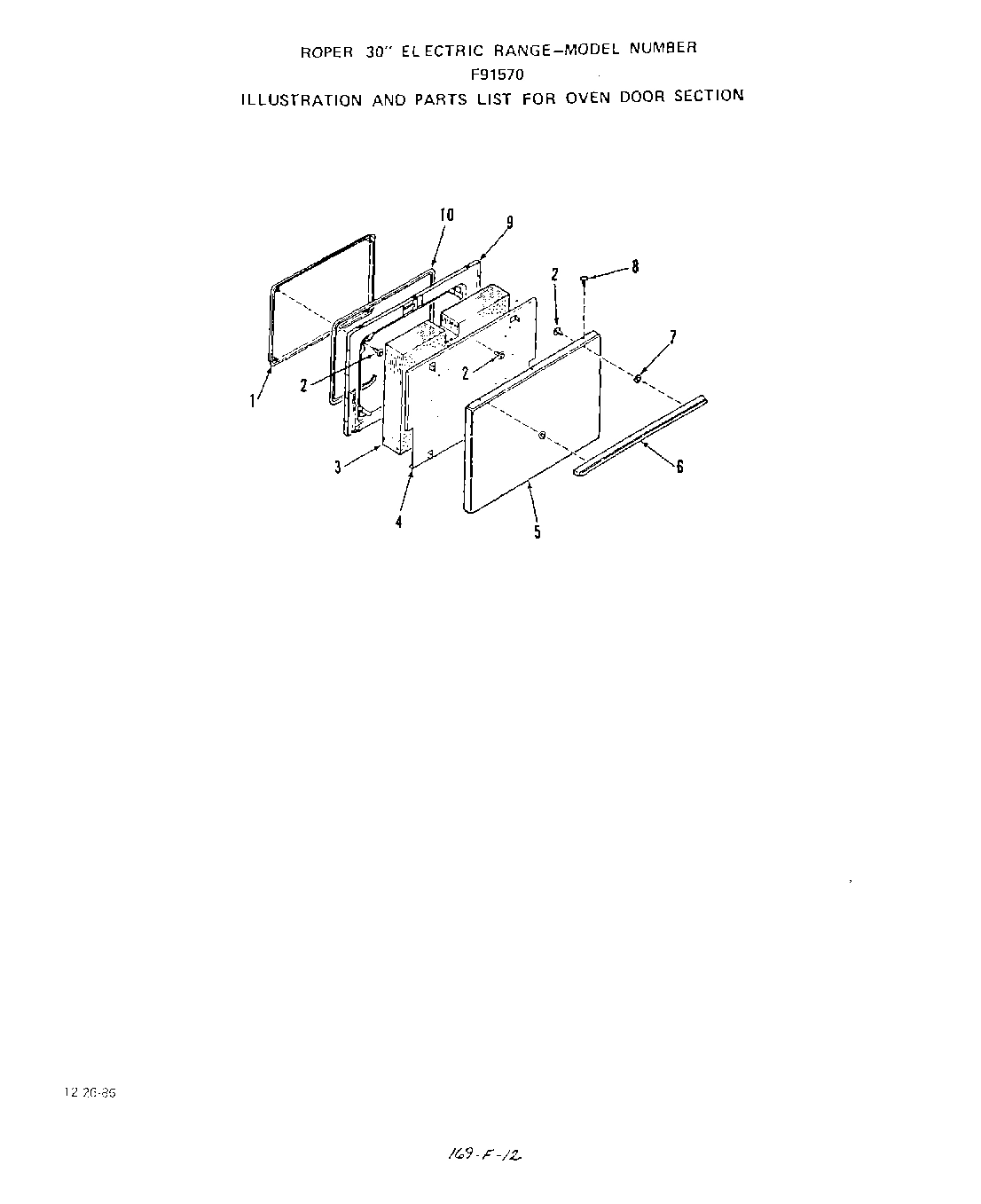 06 - OVEN DOOR