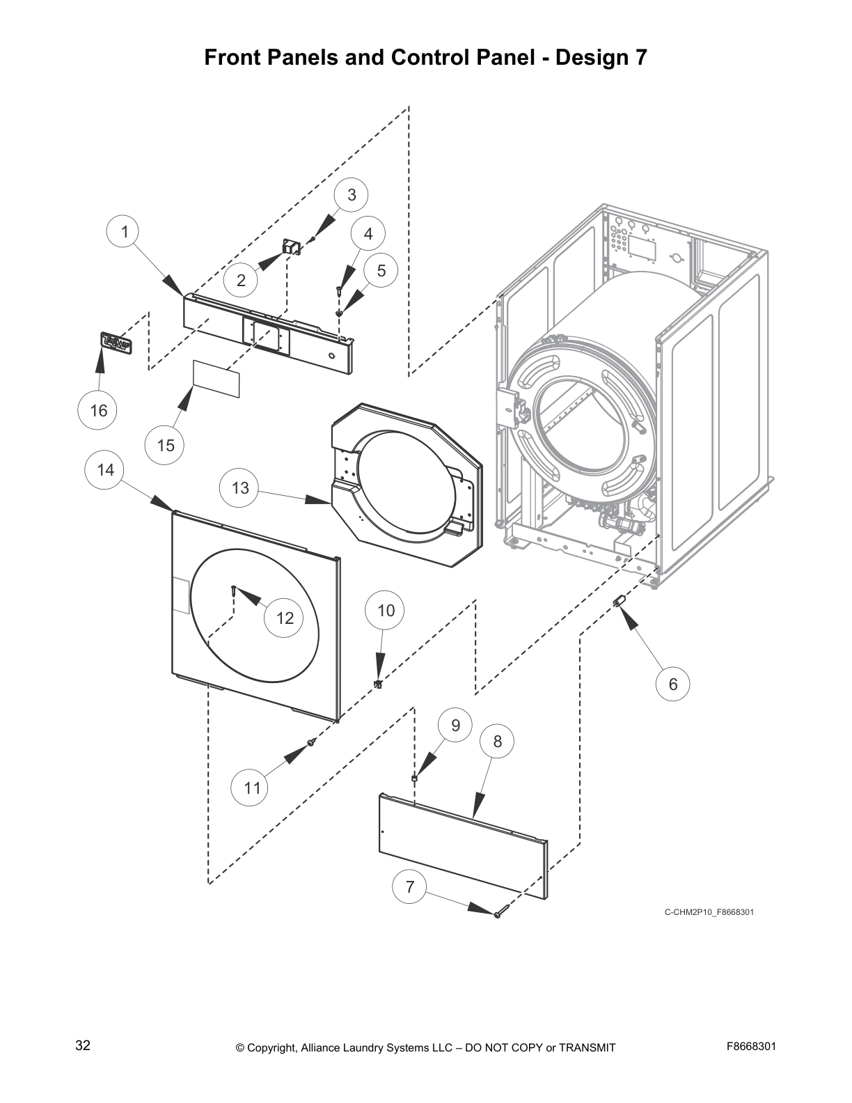Front Panels and Control Panel - Design 7