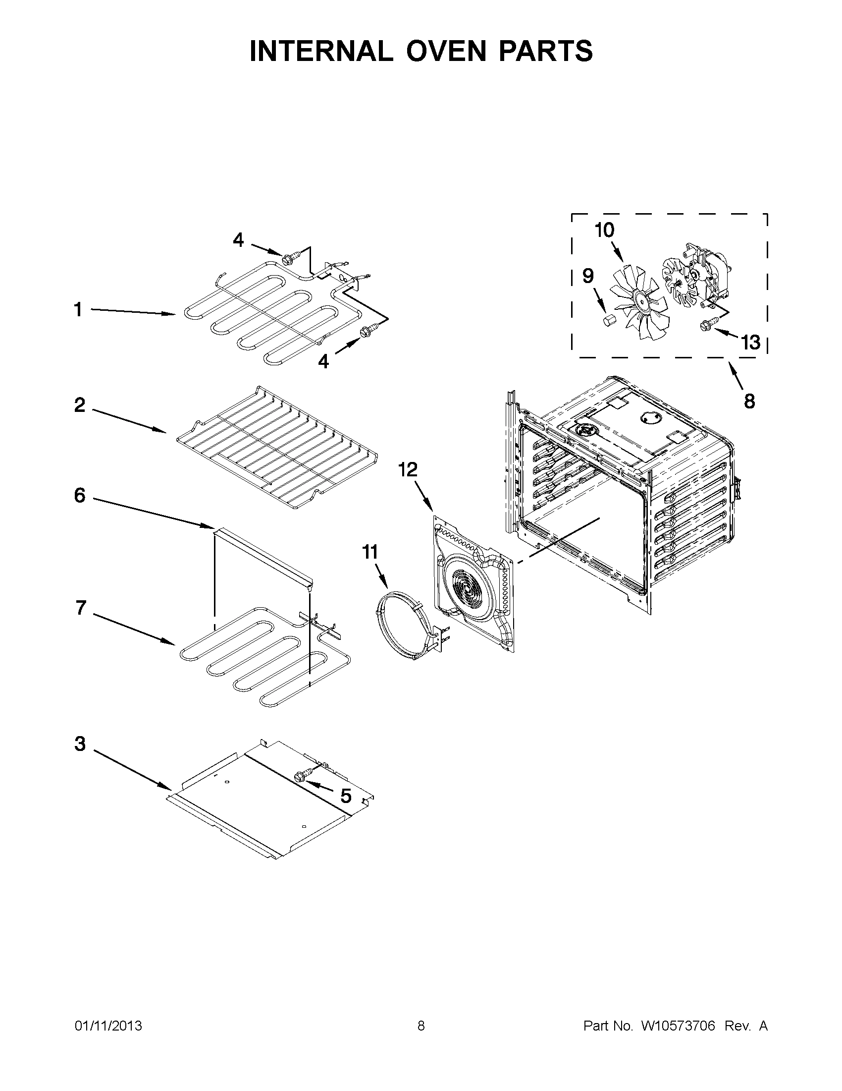 04 - INTERNAL OVEN PARTS