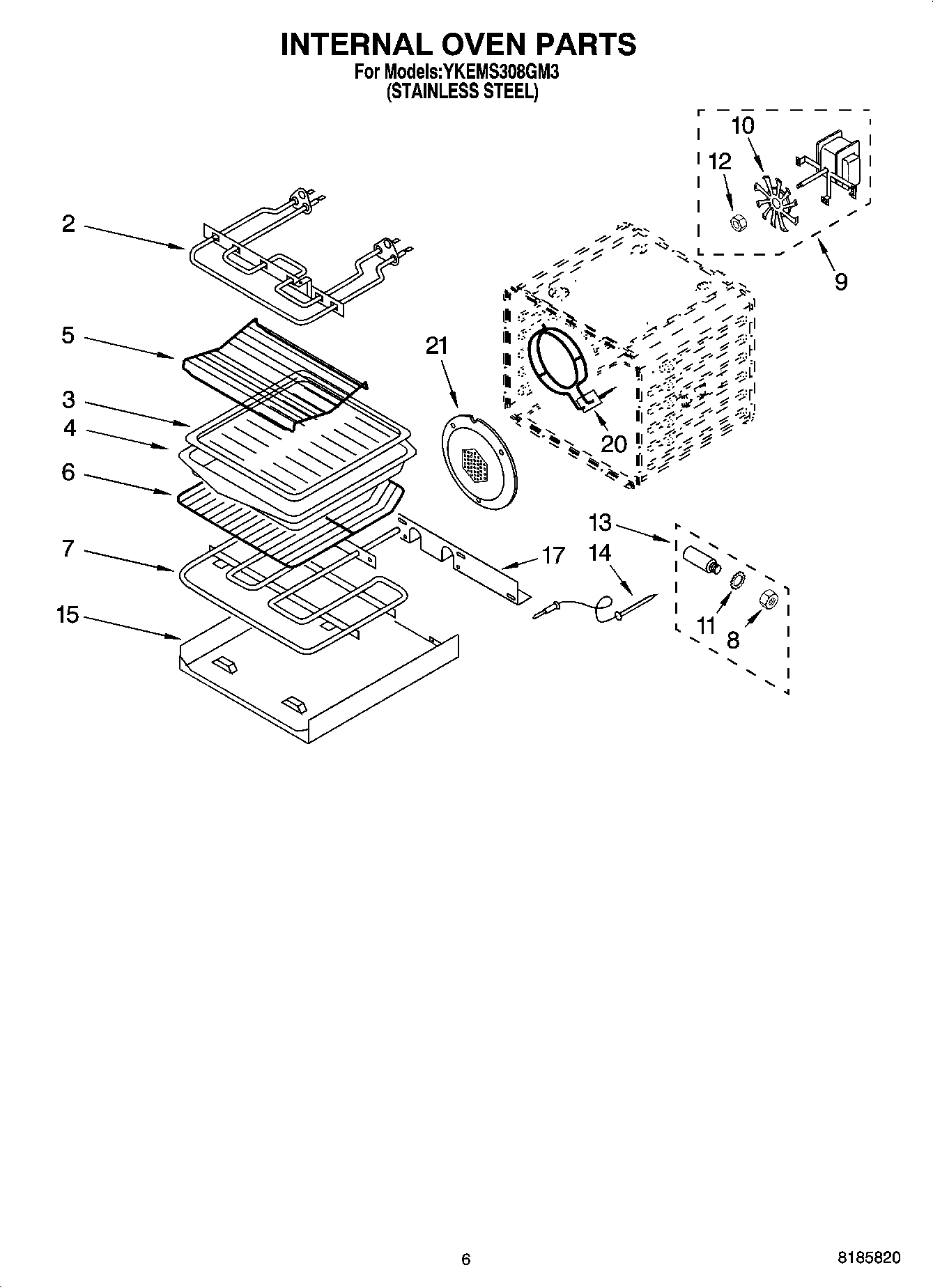 05 - INTERNAL OVEN PARTS