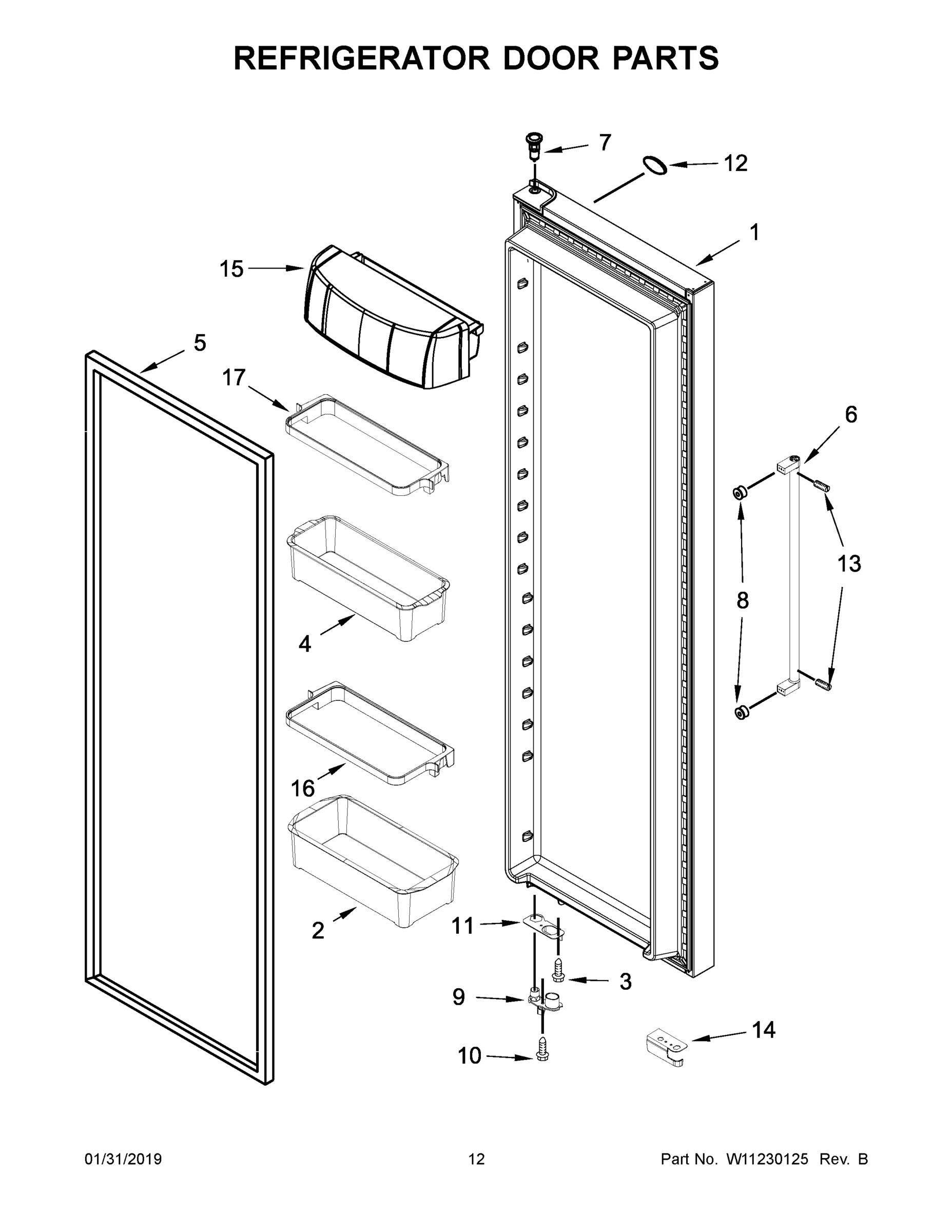 07 - REFRIGERATOR DOOR PARTS