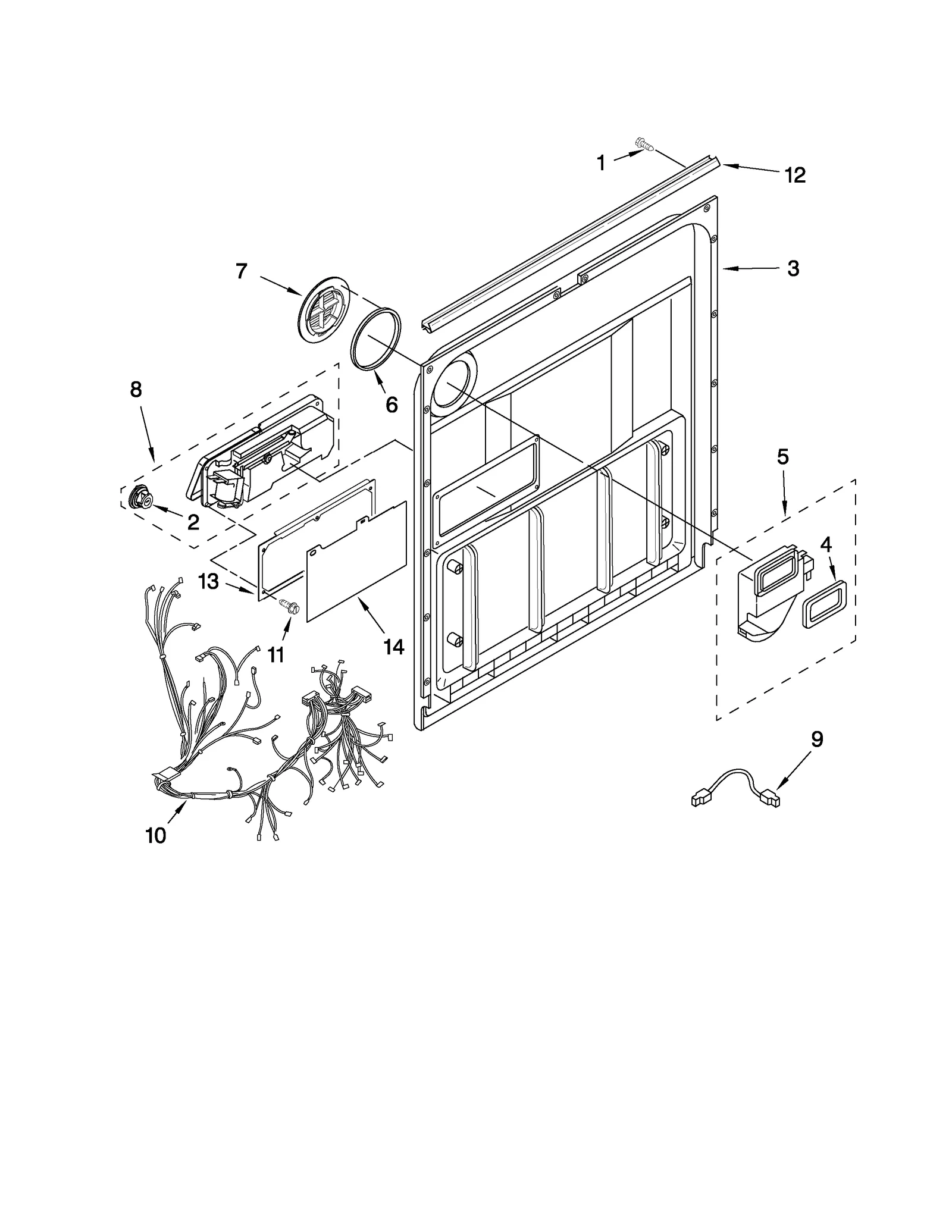 DOOR AND LATCH PARTS