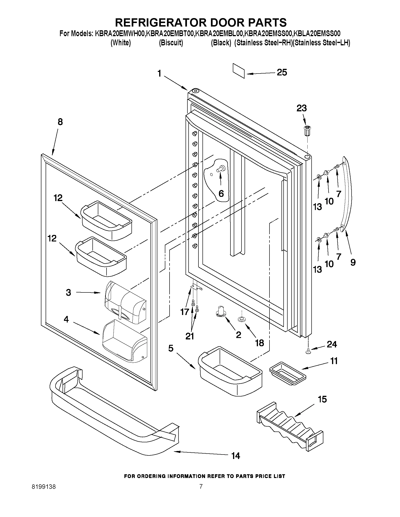 04 - REFRIGERATOR DOOR PARTS