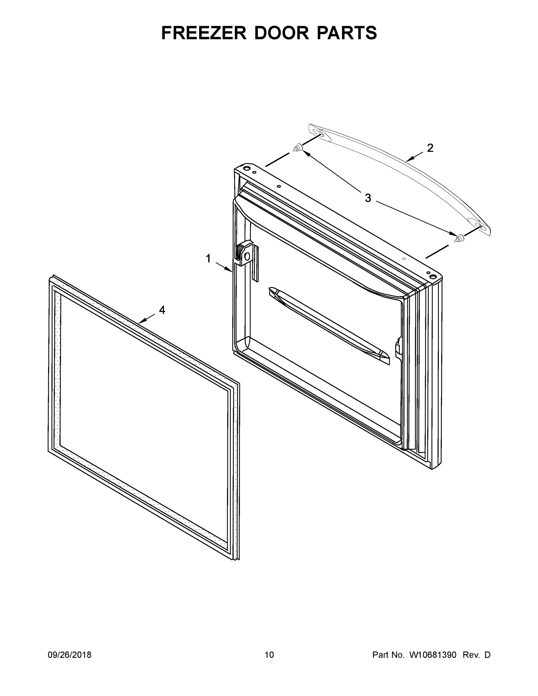 06 - FREEZER DOOR PARTS