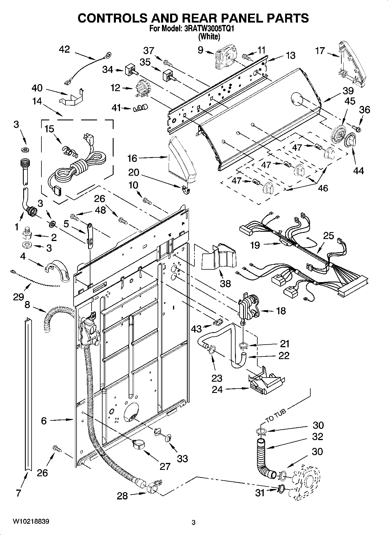02 - CONTROLS AND REAR PANEL PARTS