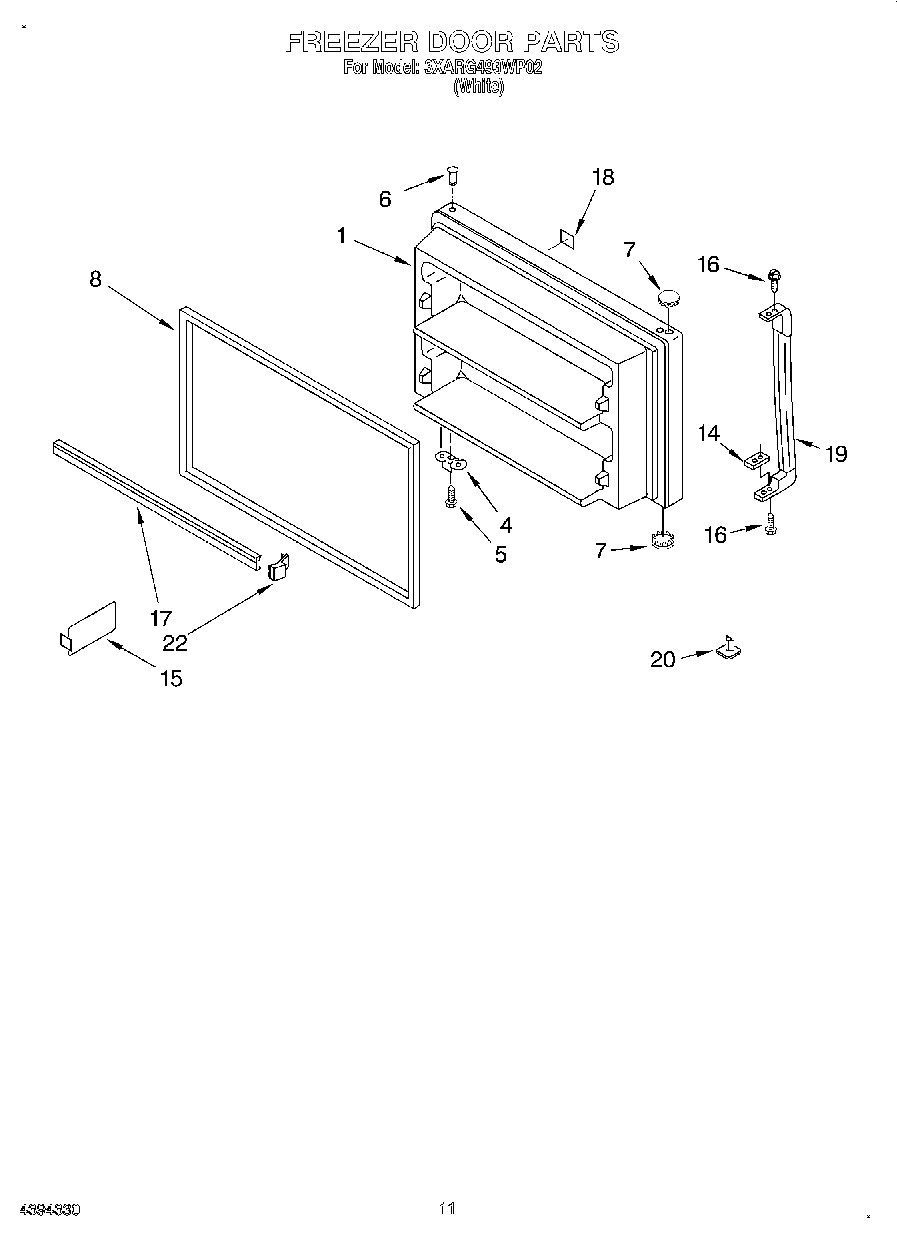 06 - FREEZER DOOR, LIT/OPTIONAL