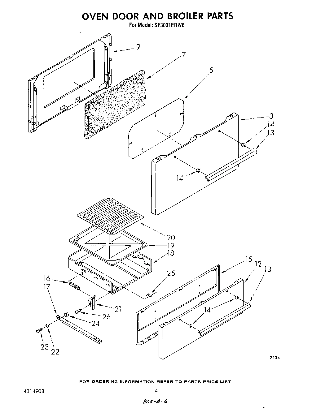 03 - OVEN DOOR AND BROILER