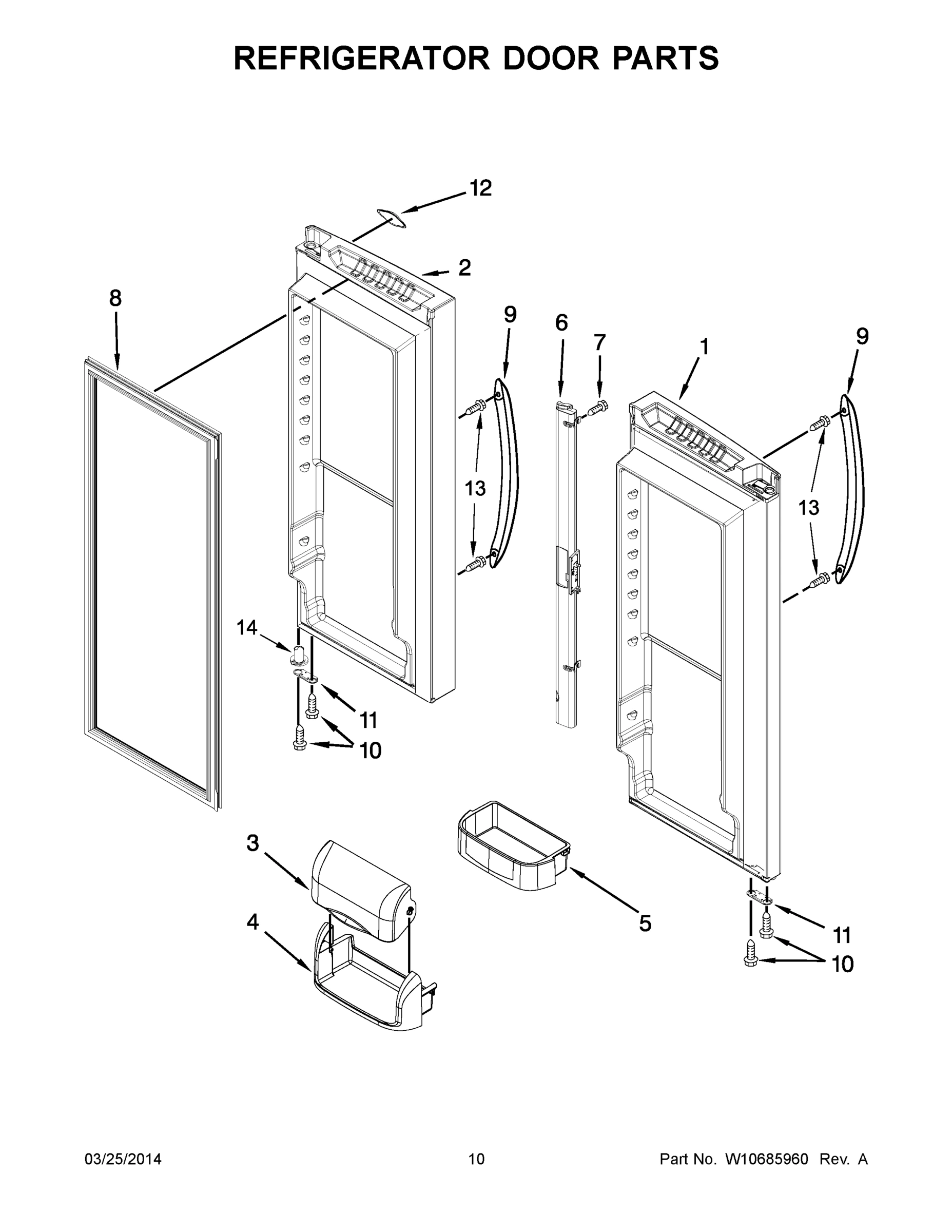 06 - REFRIGERATOR DOOR PARTS