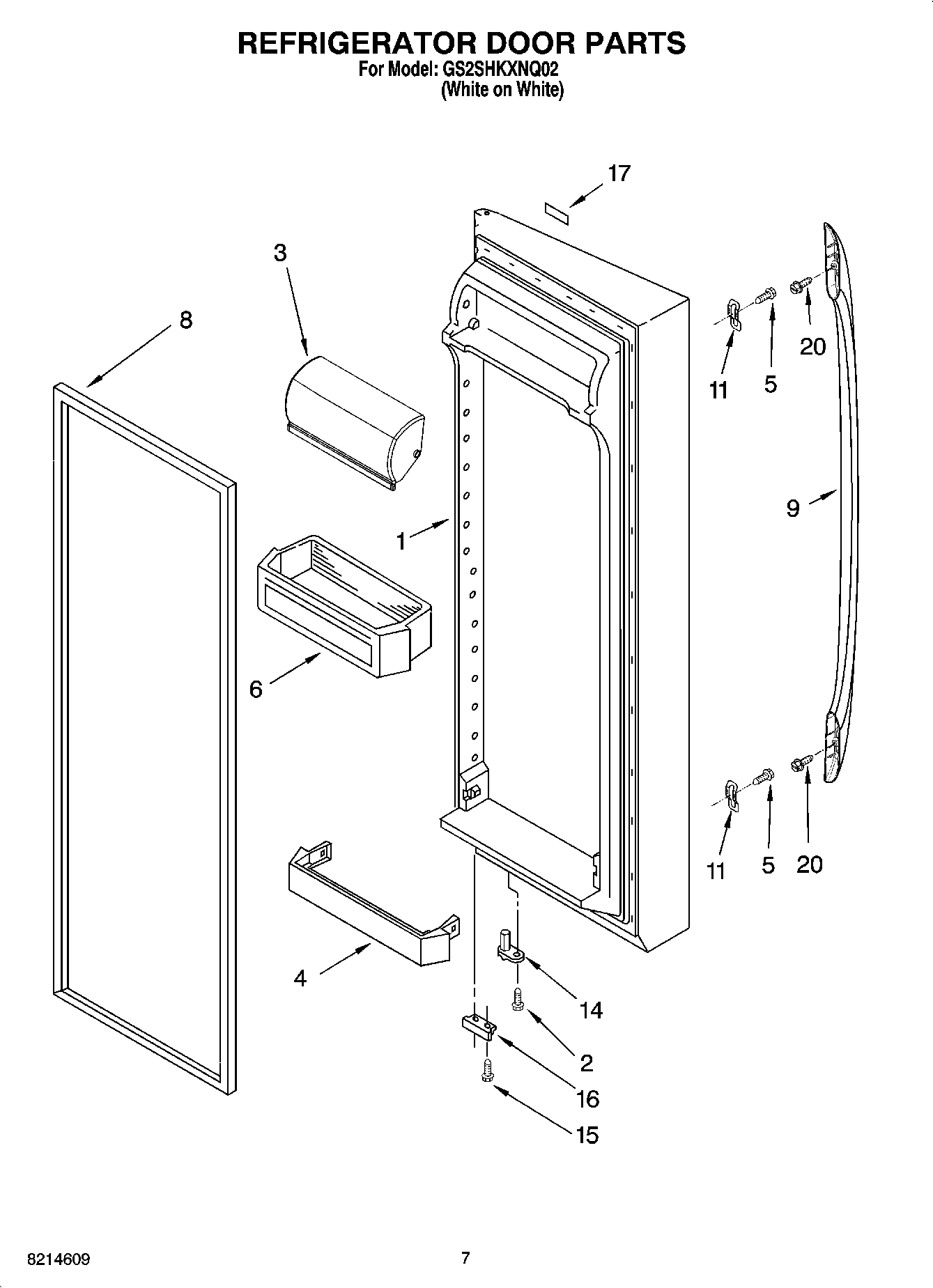 06 - REFRIGERATOR DOOR PARTS