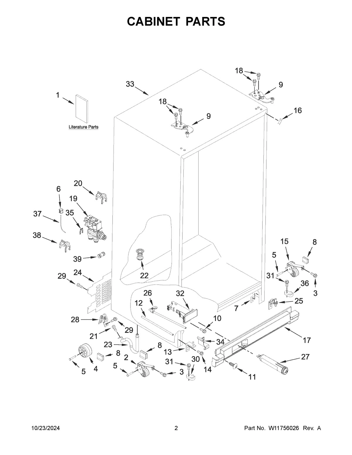 02 - CABINET PARTS