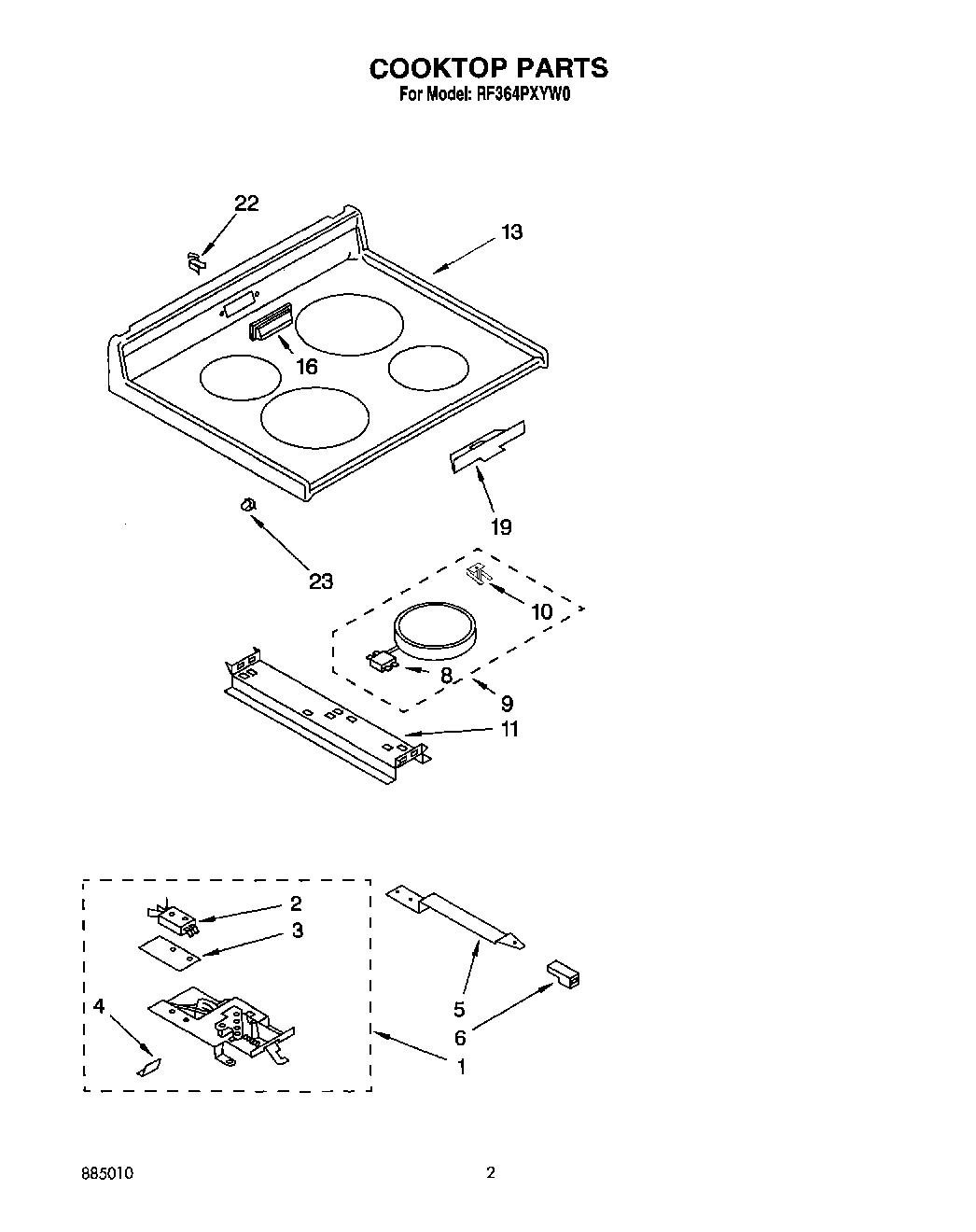 02 - COOKTOP, LIT/OPTIONAL
